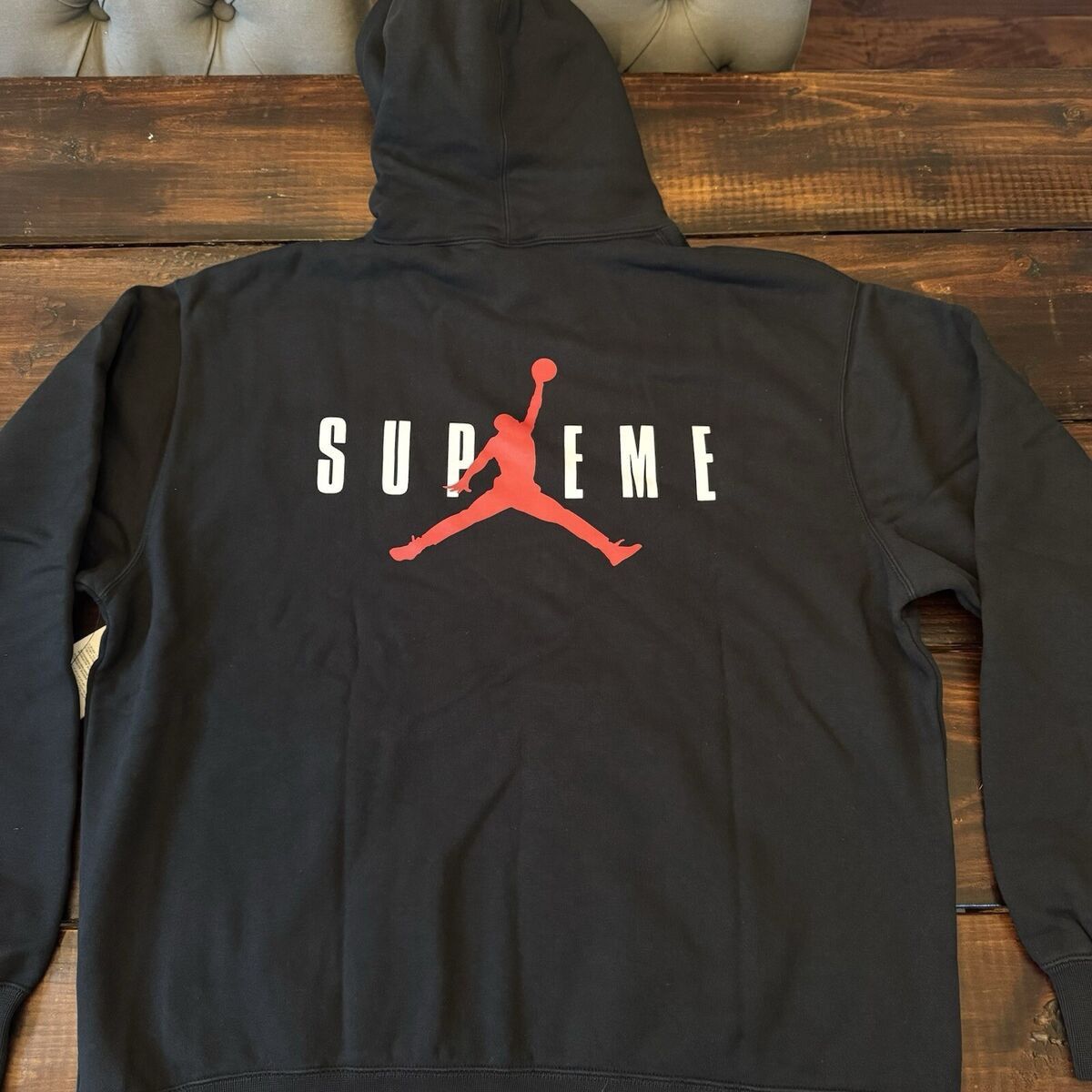 Jordan Brand × Supreme Supreme x Jordan Hoodie Sweatshirt | Grailed