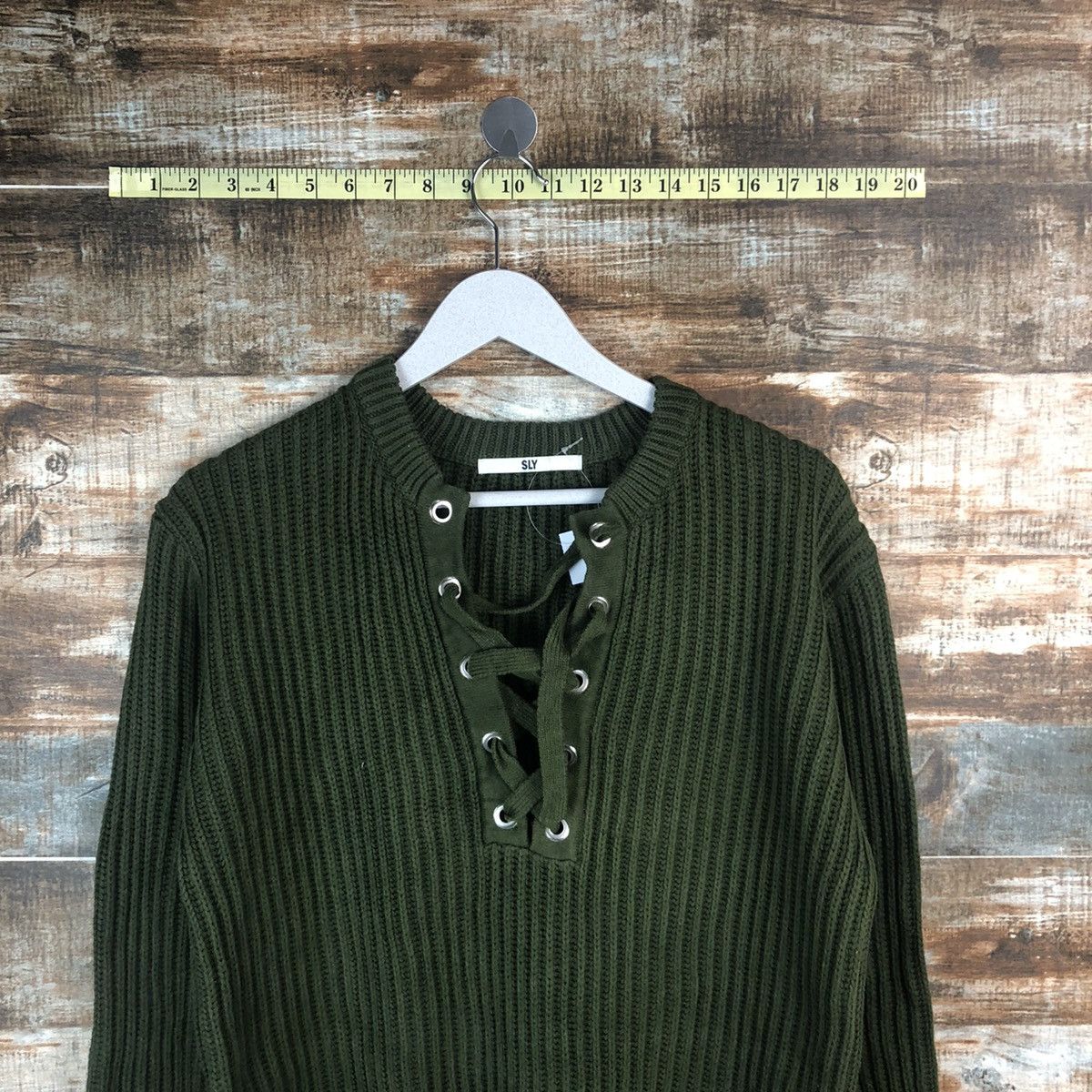 Homespun Knitwear × Sly Guild Sly Green Knitwear #A1464 Size M / US 6-8 / IT 42-44 - 4 Thumbnail