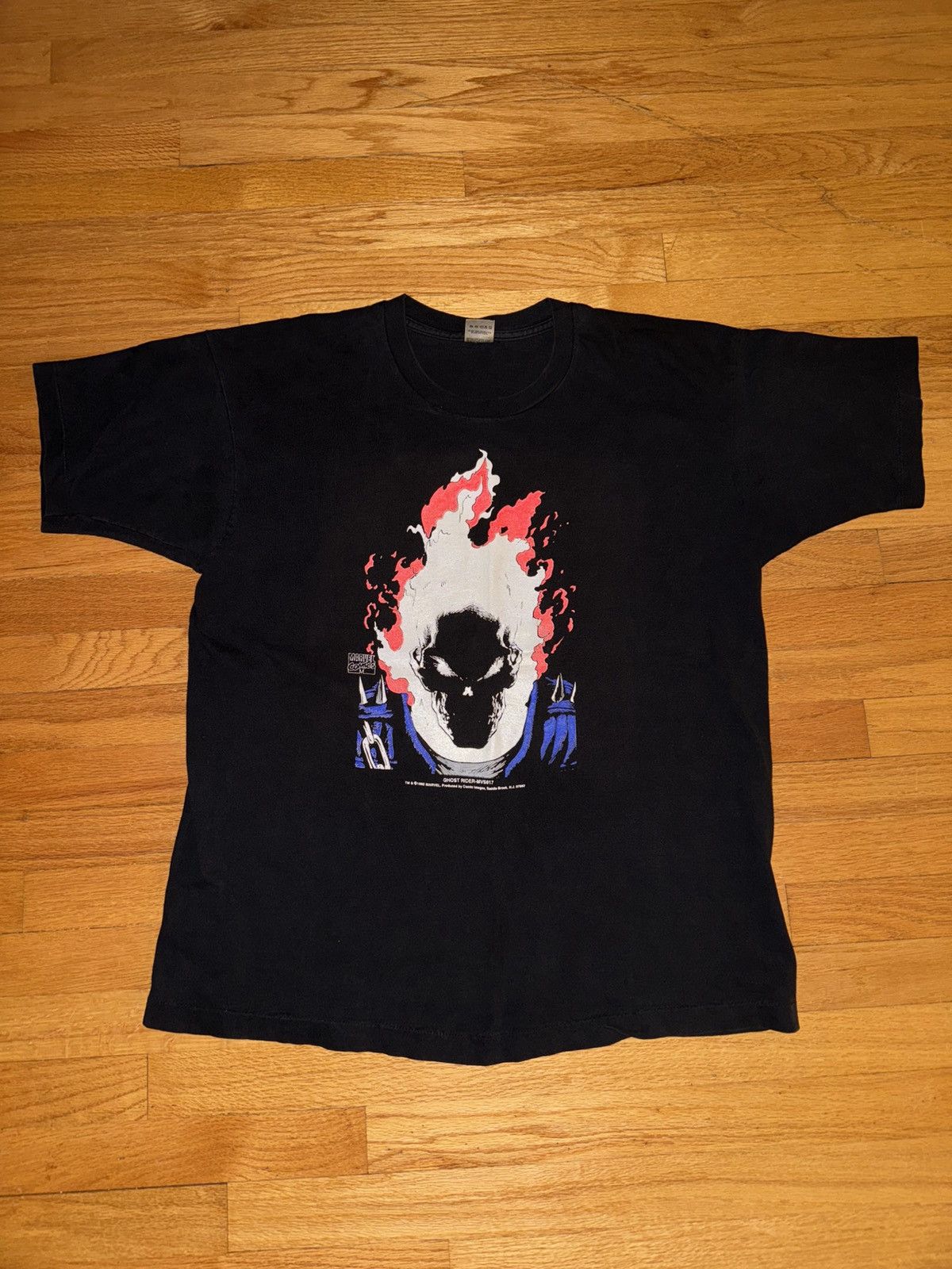 Marvel Comics 1992 ghost rider comic images shirt size xl Size US XL / EU 56 / 4 - 1 Thumbnail