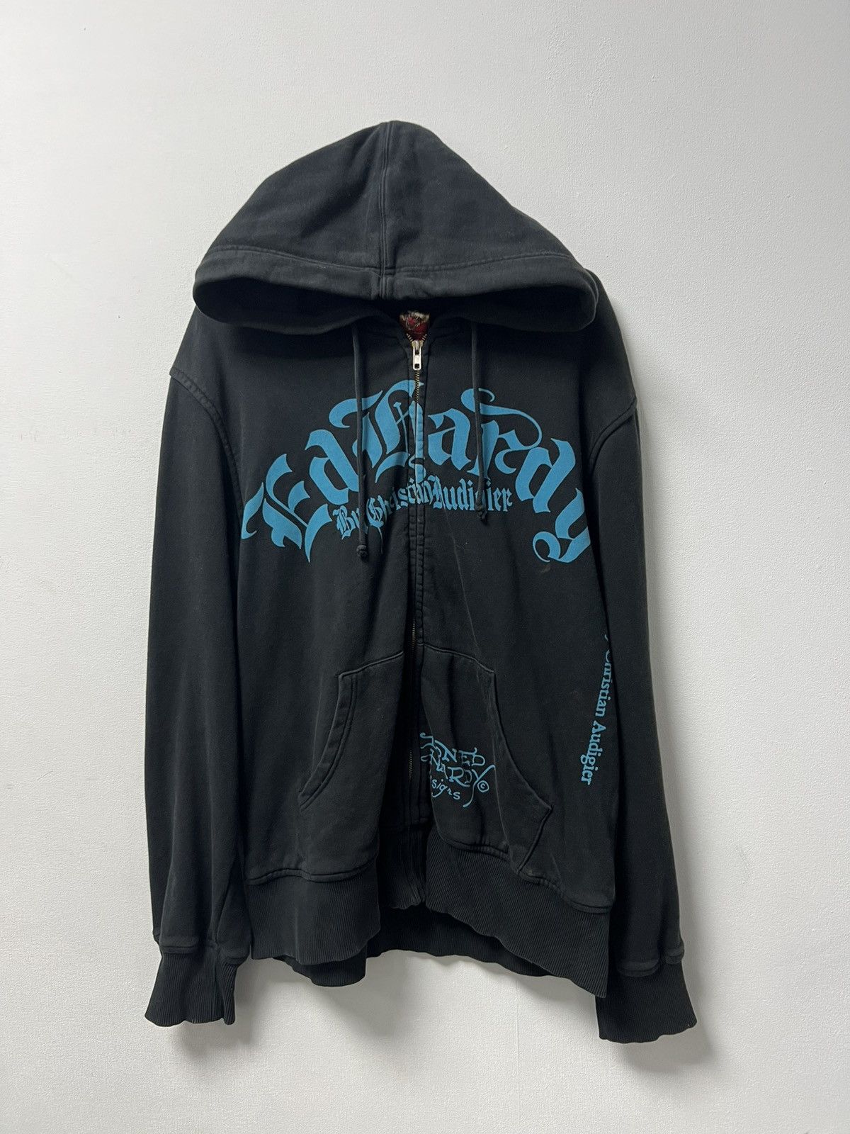 Ed Hardy Really Point vintage zip hoodie Ed hardy style man’s L black Size US L / EU 52-54 / 3 - 3 Thumbnail
