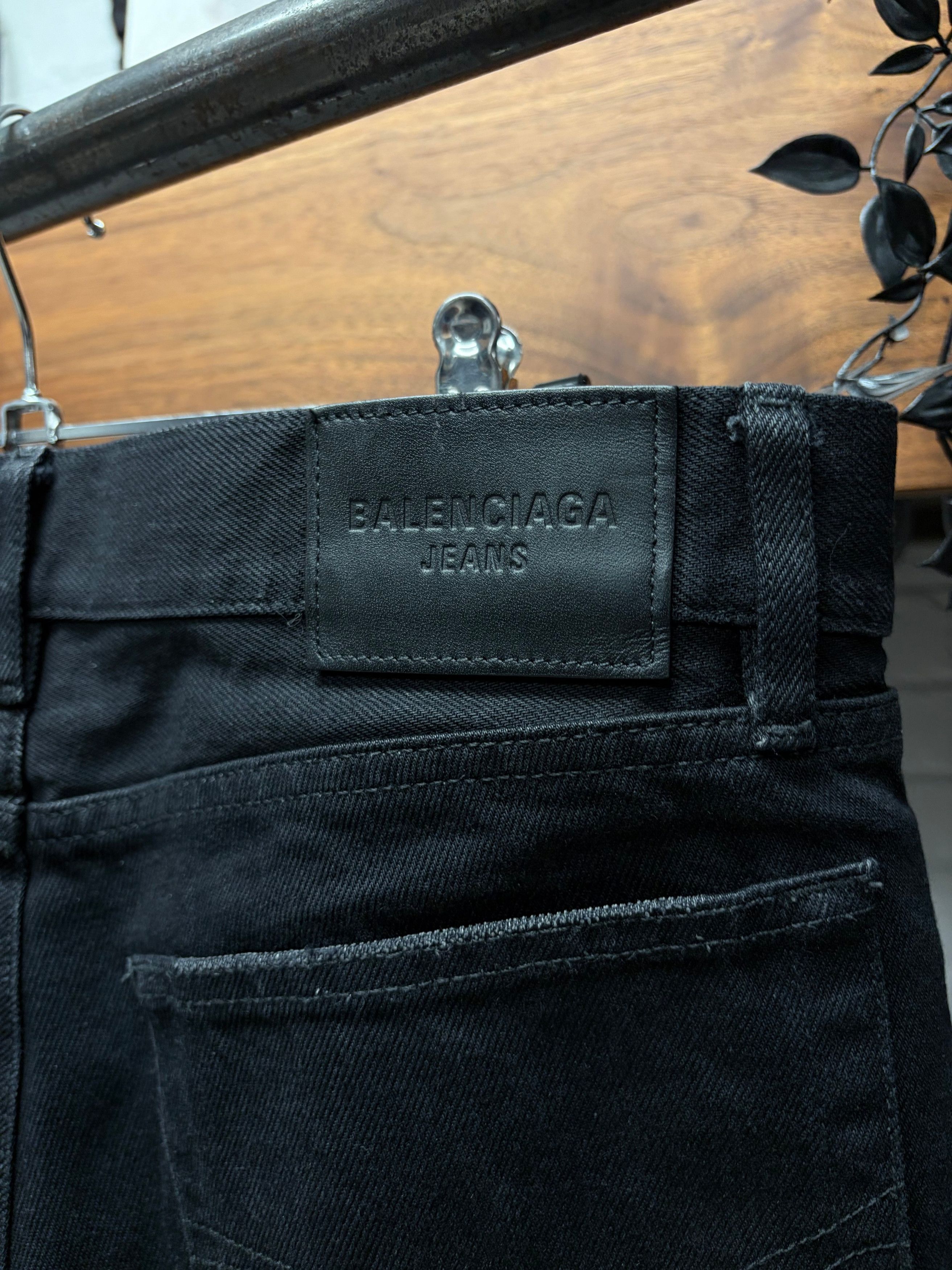 Balenciaga 2022 Balenciaga Black Bootcut ‘Heelbite’ Denim Size US 32 / EU 48 - 5 Thumbnail