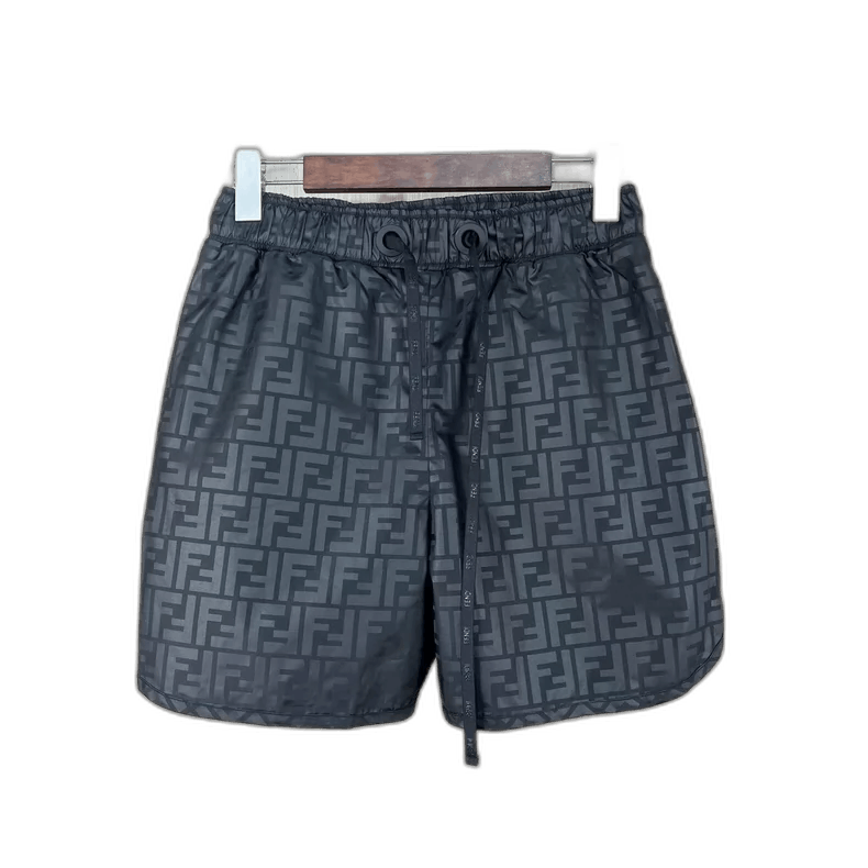 Fendi Fendi Black Logo Print Shorts Size M Size US 28 / EU 44 - 1 Thumbnail