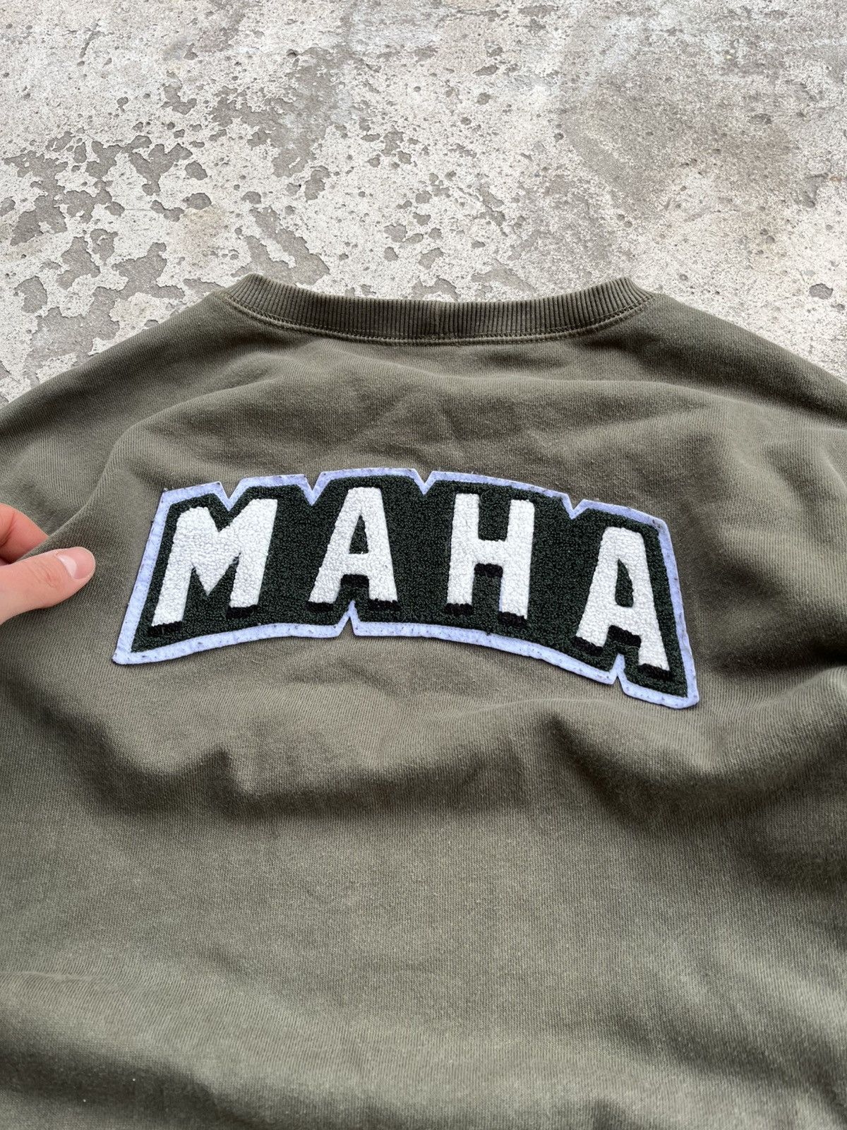 Maharishi Maharishi Vintage Big Embroidered Logo Crewneck Sweatshirt Size US XXL / EU 58 / 5 - 13 Thumbnail