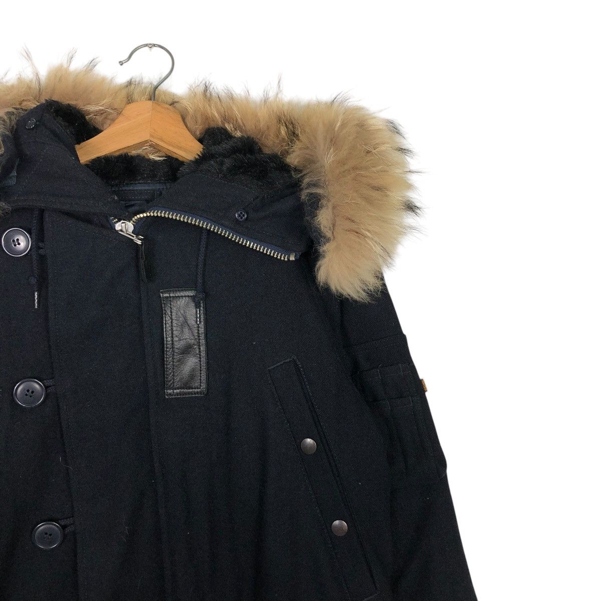 Alpha Industries 🔥VINTAGE PARKA JACKET ALPHA INDUSTRIES USA MINK FUR HOODIE Size US S / EU 44-46 / 1 - 8 Thumbnail