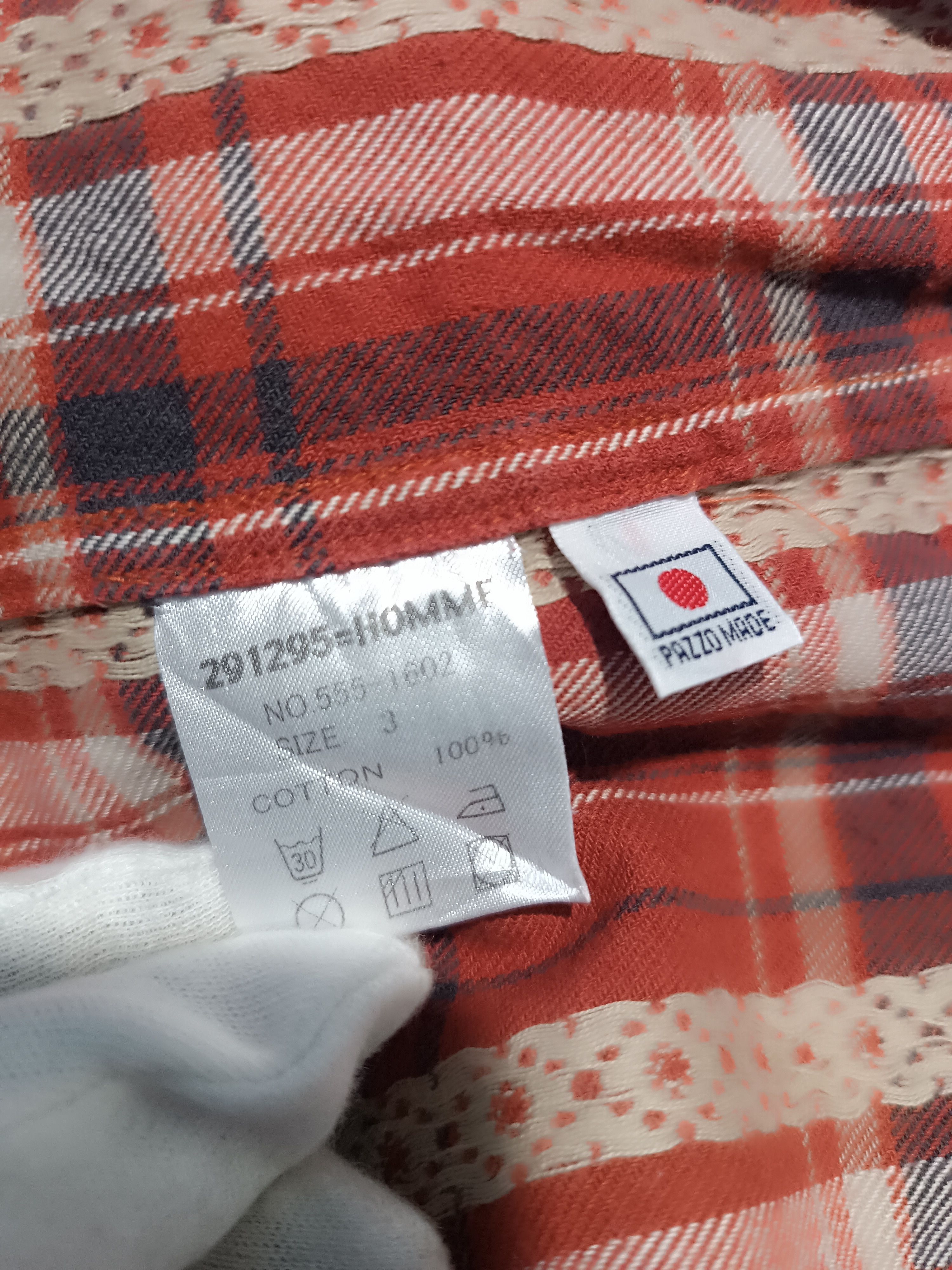 291295=Homme Vintage 291295=Homme Flannel Shirt Red Plaid Long Sleeve Size US M / EU 48-50 / 2 - 9 Thumbnail