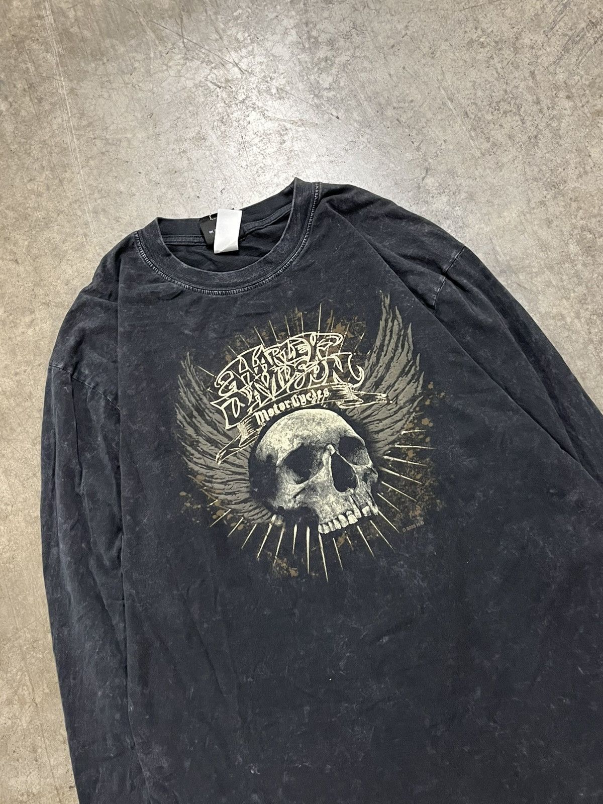 Harley Davidson × Vintage Harley Davidson vintage longsleeve graphic tee grunge hype Size US L / EU 52-54 / 3 - 3 Thumbnail
