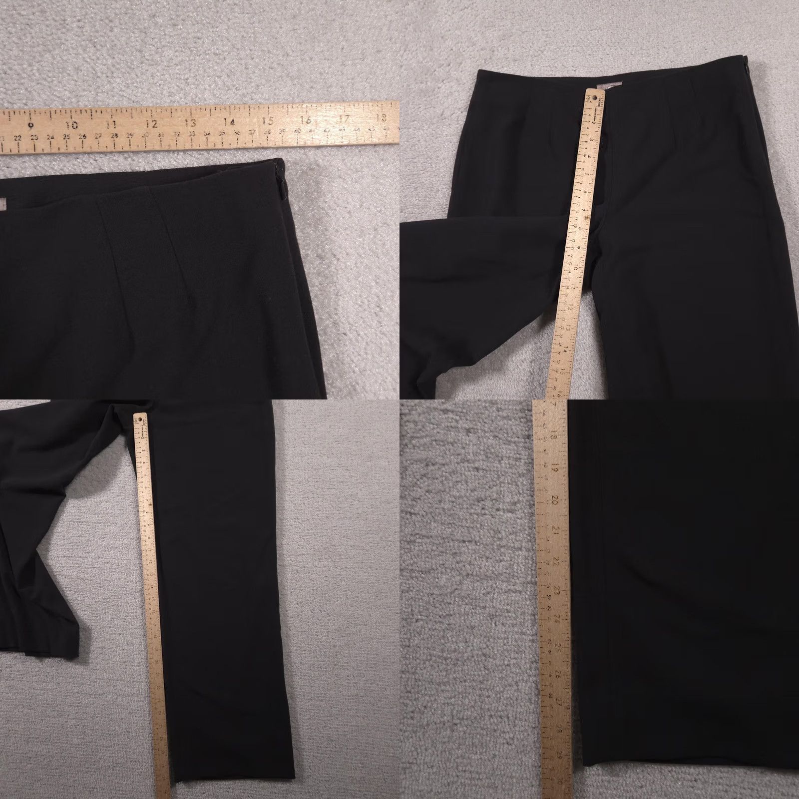 J. Jill J. Jill Pants Womens 8 Blue Dress Slacks Side Zip Stretch Straight Leg Work Size 30" / US 8 / IT 44 - 8 Thumbnail