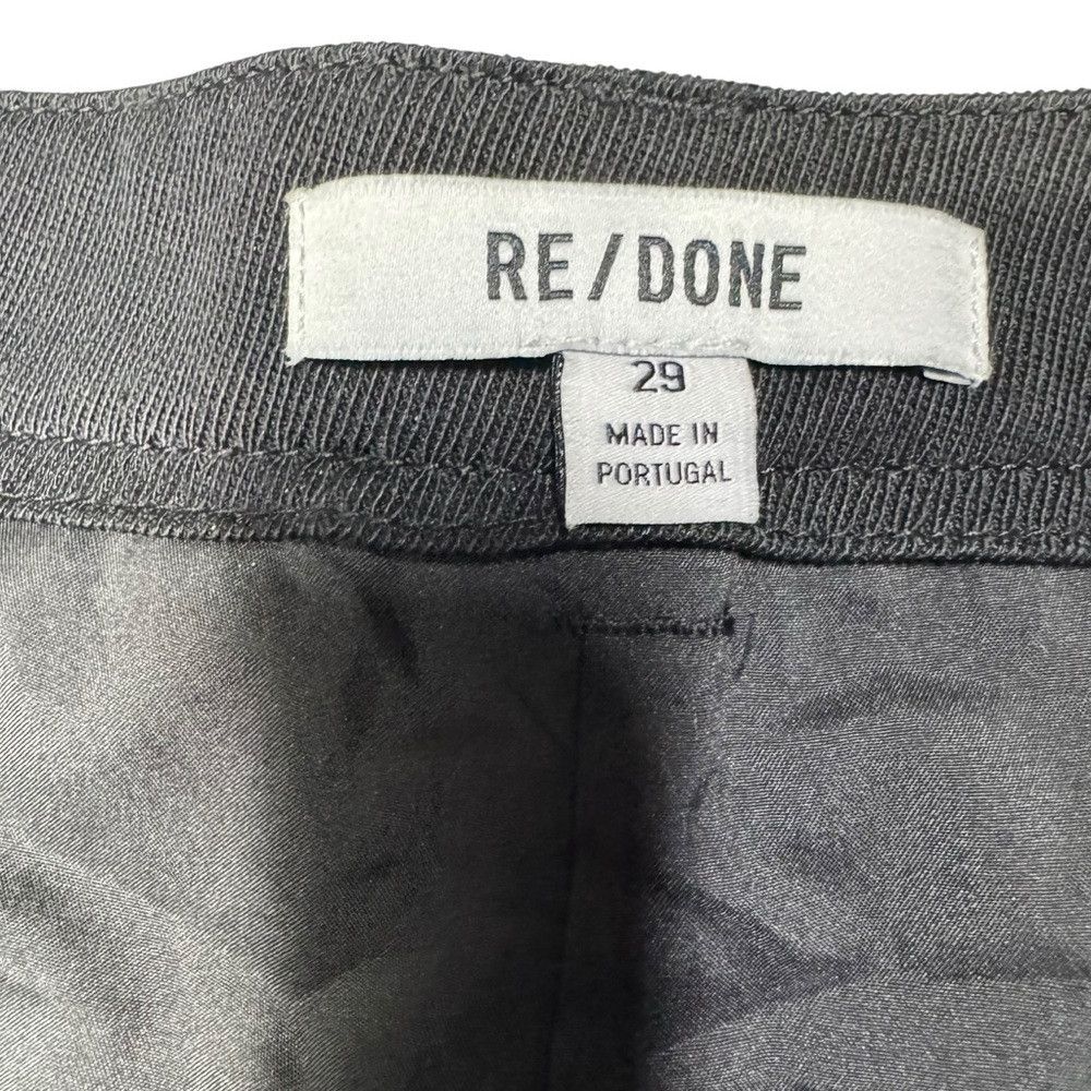 RE/DONE NWT New $425 Re/Done Black Riding Wool Trouser Jeans Size 2 Size 29" - 6 Thumbnail