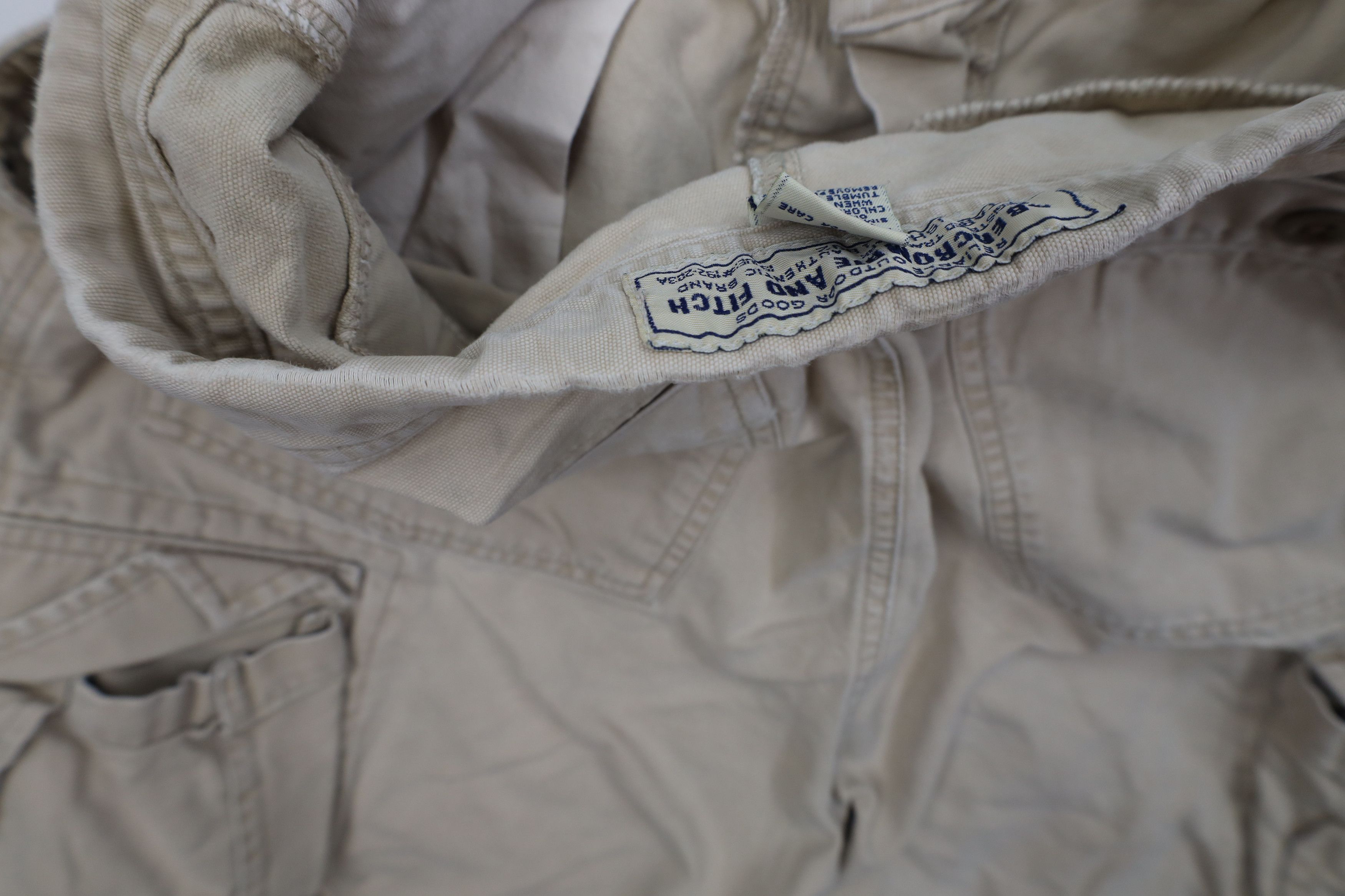 Abercrombie & Fitch Vintage 90s Y2K Abercrombie & Fitch Canvas Cargo Shorts Size US 32 / EU 48 - 14 Thumbnail