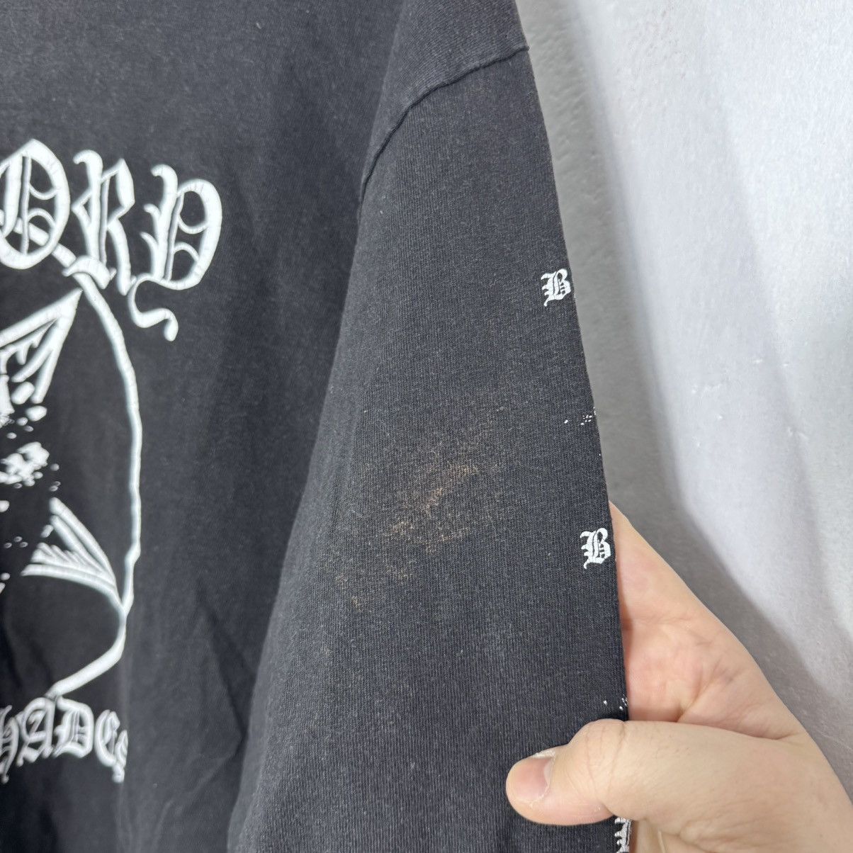 Band Tees × Vintage Vintage Bathory Washed Distressed Longsleeve black metal 666 Size US XL / EU 56 / 4 - 5 Thumbnail