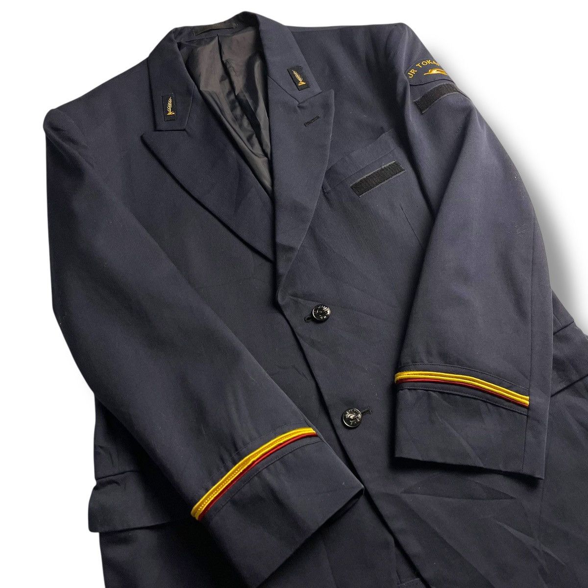 Yohji Yamamoto VINTAGE 90s YOHJI YAMAMOTO WOOL BLAZER JACKET Size US L / EU 52-54 / 3 - 9 Thumbnail