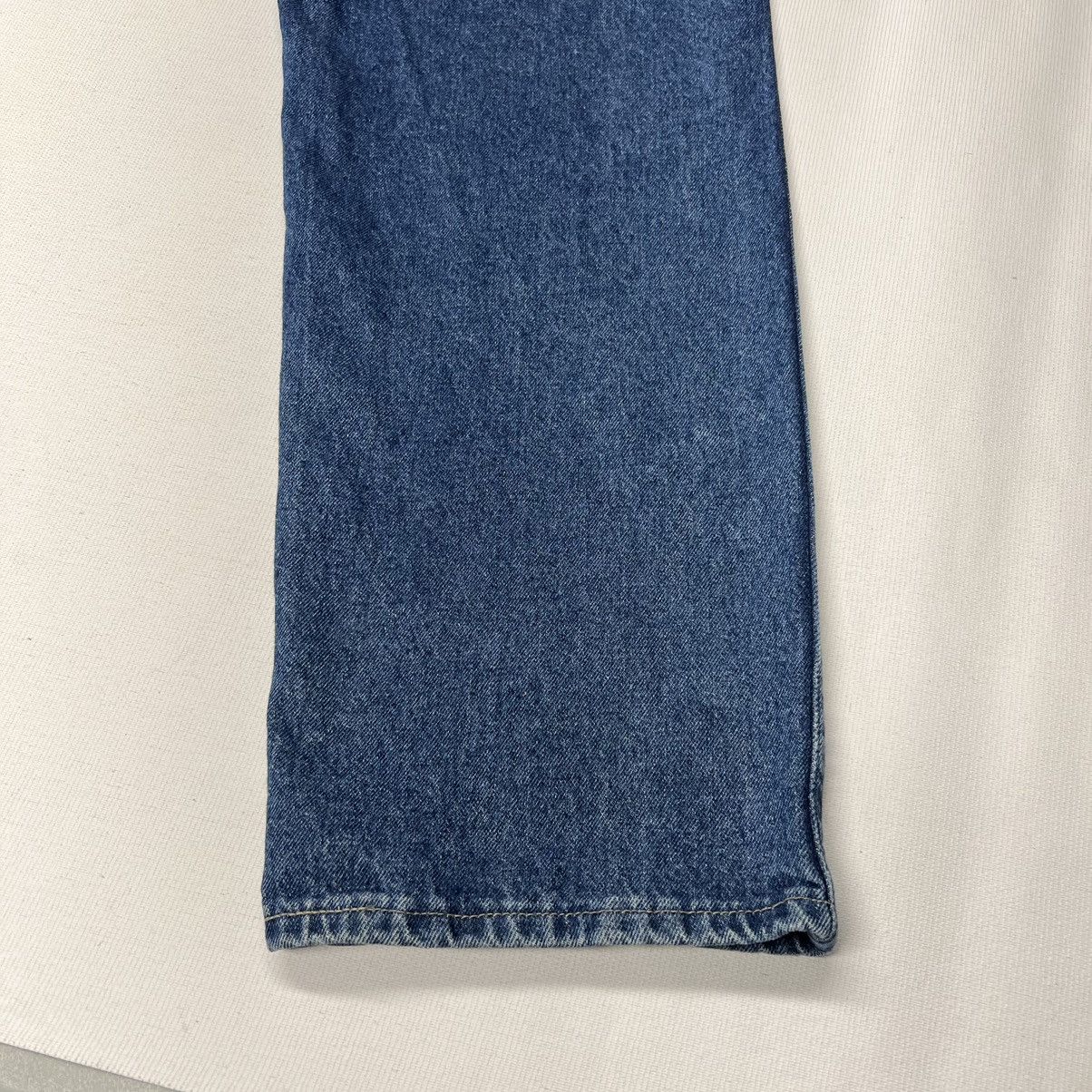 Vintage × Wrangler VTG Wrangler Timber Creek Jeans Blue Straight Denim Baggy Size US 34 / EU 50 - 14 Thumbnail