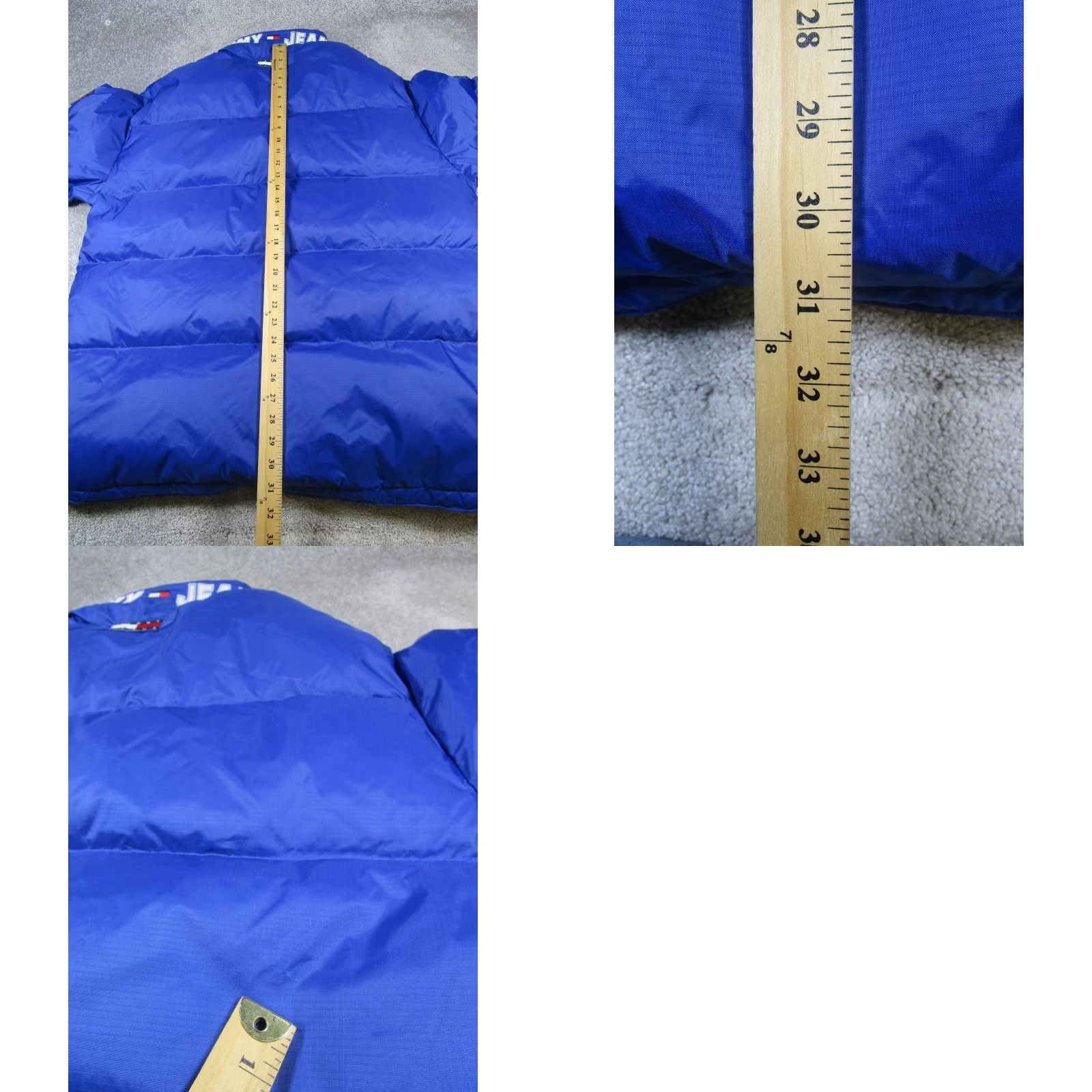 Tommy Hilfiger VINTAGE Tommy Hilfiger Jacket Mens Large Blue Down Insulated Puffer Casual Zip Stand-Up Collar Winter 90s Mens Size US L / EU 52-54 / 3 - 8 Thumbnail