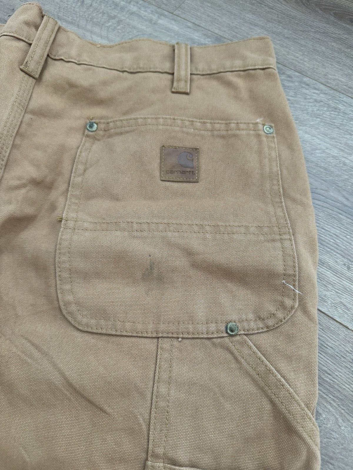 Carhartt 🔥VINTAGE CARHARTT DOUBLE KNEE CARPENTER WORK PANTS BAGGY🔥 Size US 34 / EU 50 - 3 Thumbnail