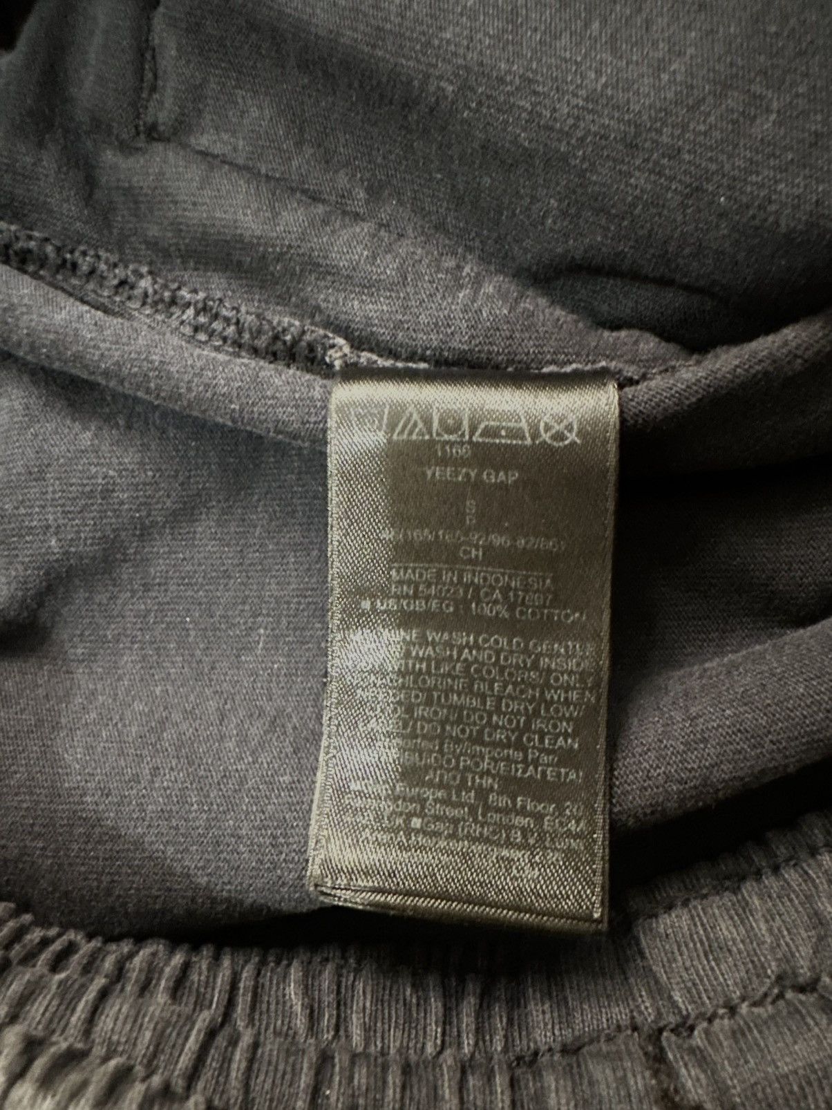 Gap × Yeezy YEEZY GAP POETIC BLACK THIN SWEATPANTS SMALL Size US 30 / EU 46 - 4 Thumbnail