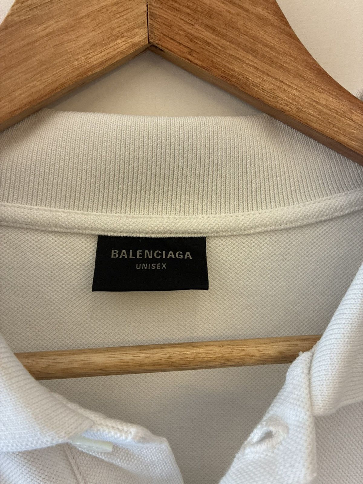 Balenciaga Balenciaga Oversize Paris Polo Shirt Size US L / EU 52-54 / 3 - 3 Thumbnail