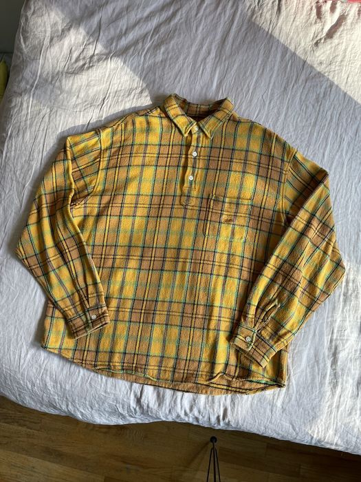 Supreme Pullover Plaid Flannel Shirt | Grailed