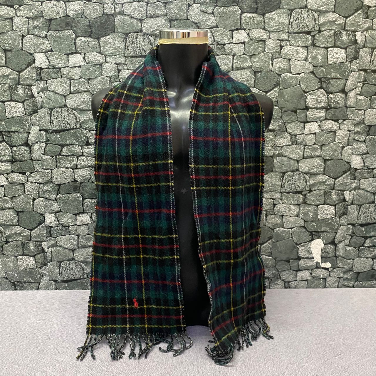 Polo Ralph Lauren Vintage Polo Ralph Lauren Made in Italy Scarf Size ONE SIZE - 2 Thumbnail