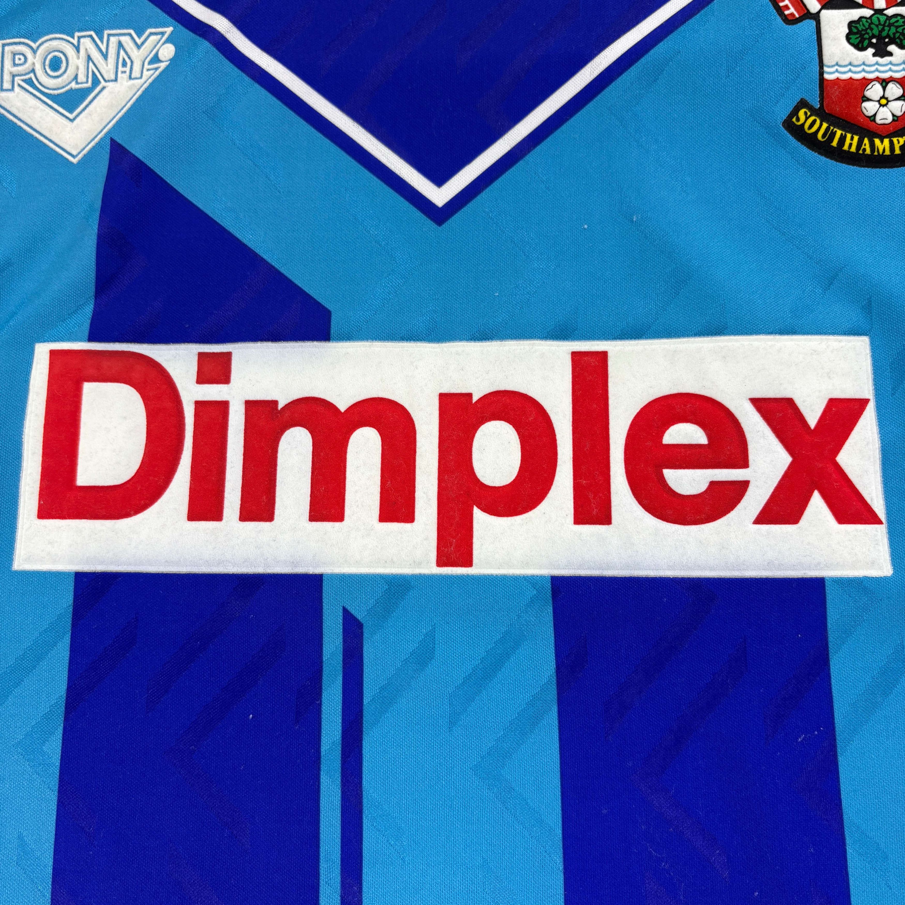 PONY Southampton 1993-95 Pony away football jersey shirt size S Size US S / EU 44-46 / 1 - 7 Thumbnail