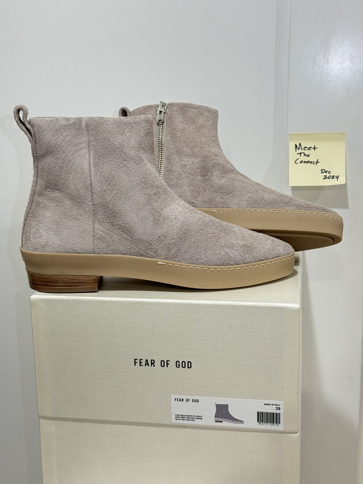 Fear of God Chelsea Sante Fe Boot sz 39 / 7 US God Grey Suede Size US 7 / EU 40 - 1 Thumbnail