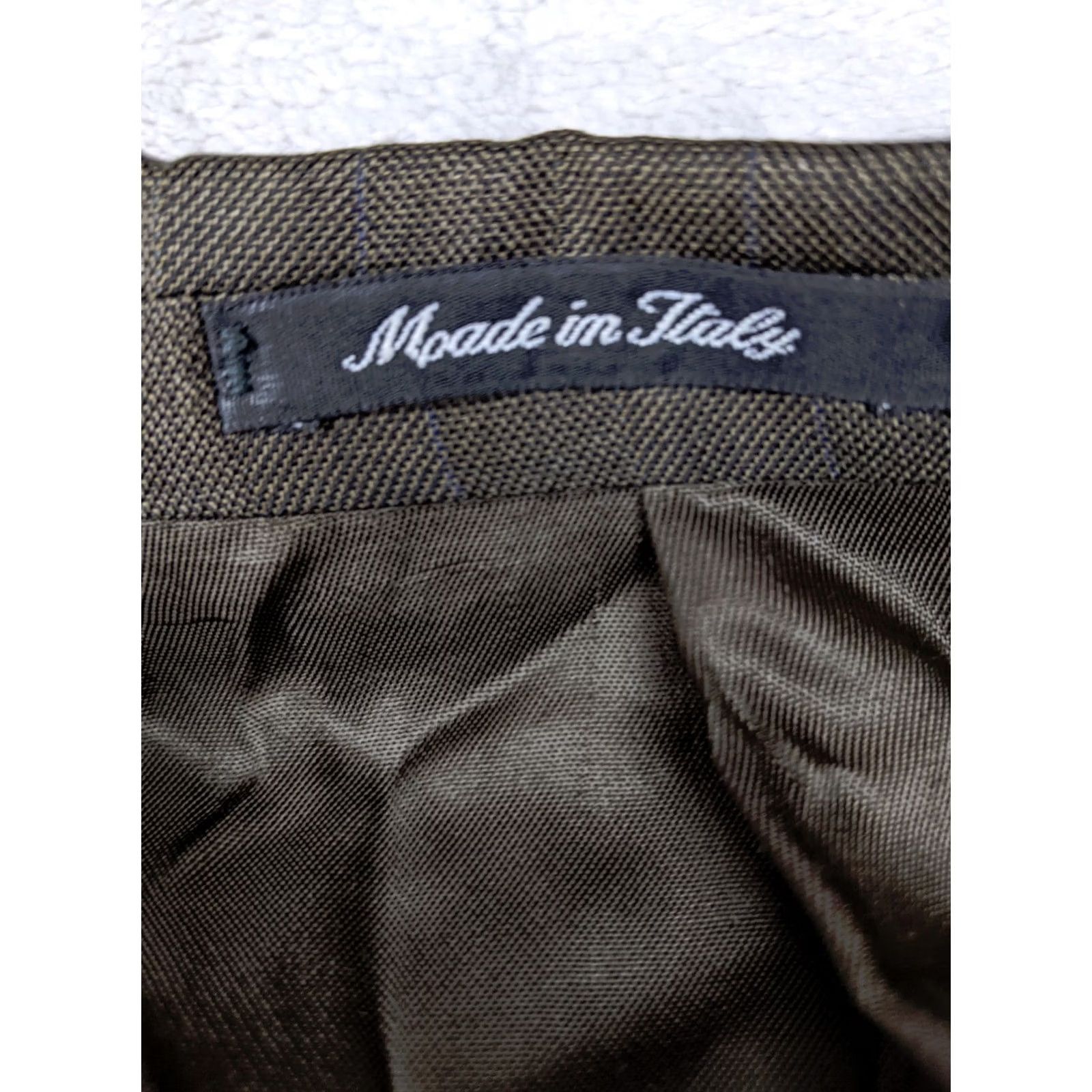 Pronto Uomo Pronto Uomo Firenze Blazer Jacket 40L Gray Herringbone Wool Super 100 Italy Men Thin-Notch Lapel 3 Button Long Sleeve Regular Jacket Size 40R - 6 Thumbnail