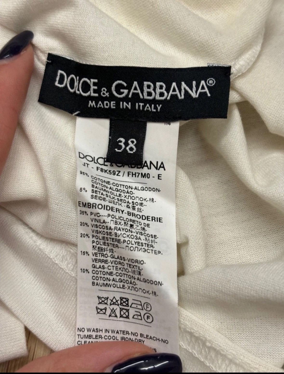 Dolce & Gabbana Dolce & Gabbana Vergine Maria Regina Della Pace Size M / US 6-8 / IT 42-44 - 6 Thumbnail