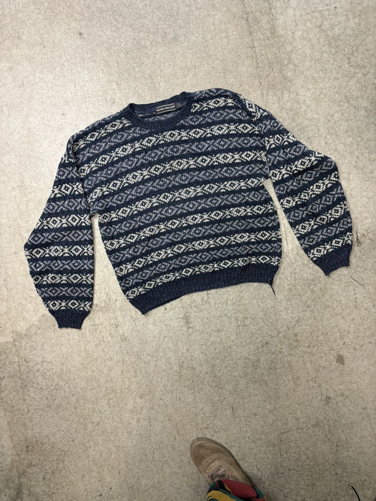 David Taylor Vintage David Taylor Knit Sweater Size US XXL / EU 58 / 5 - 1 Thumbnail