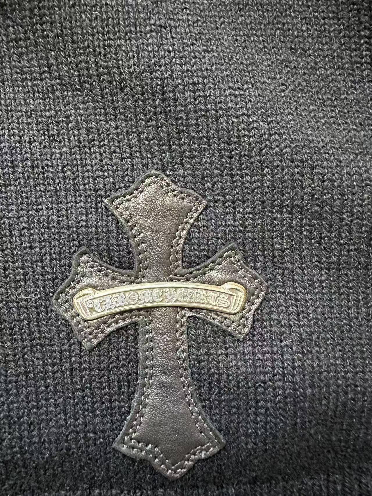 Chrome Hearts Chrome Hearts Cross Patch Cashmere Pullover Hoodie Size US L / EU 52-54 / 3 - 3 Thumbnail