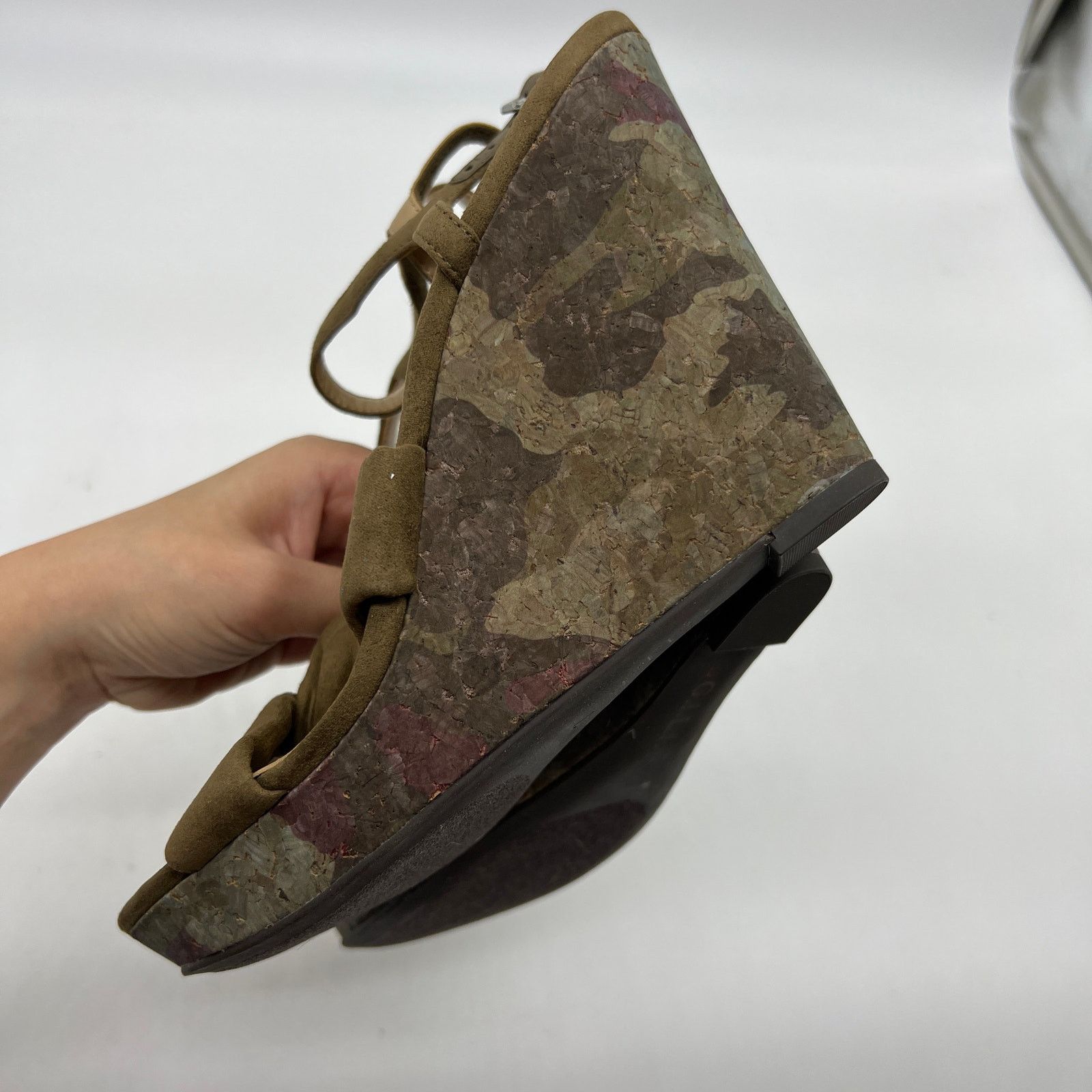 Other G.I.L.I. Women Shoes Size 7 M Knotted Front Wedge Size US 7 / IT 37 - 10 Thumbnail