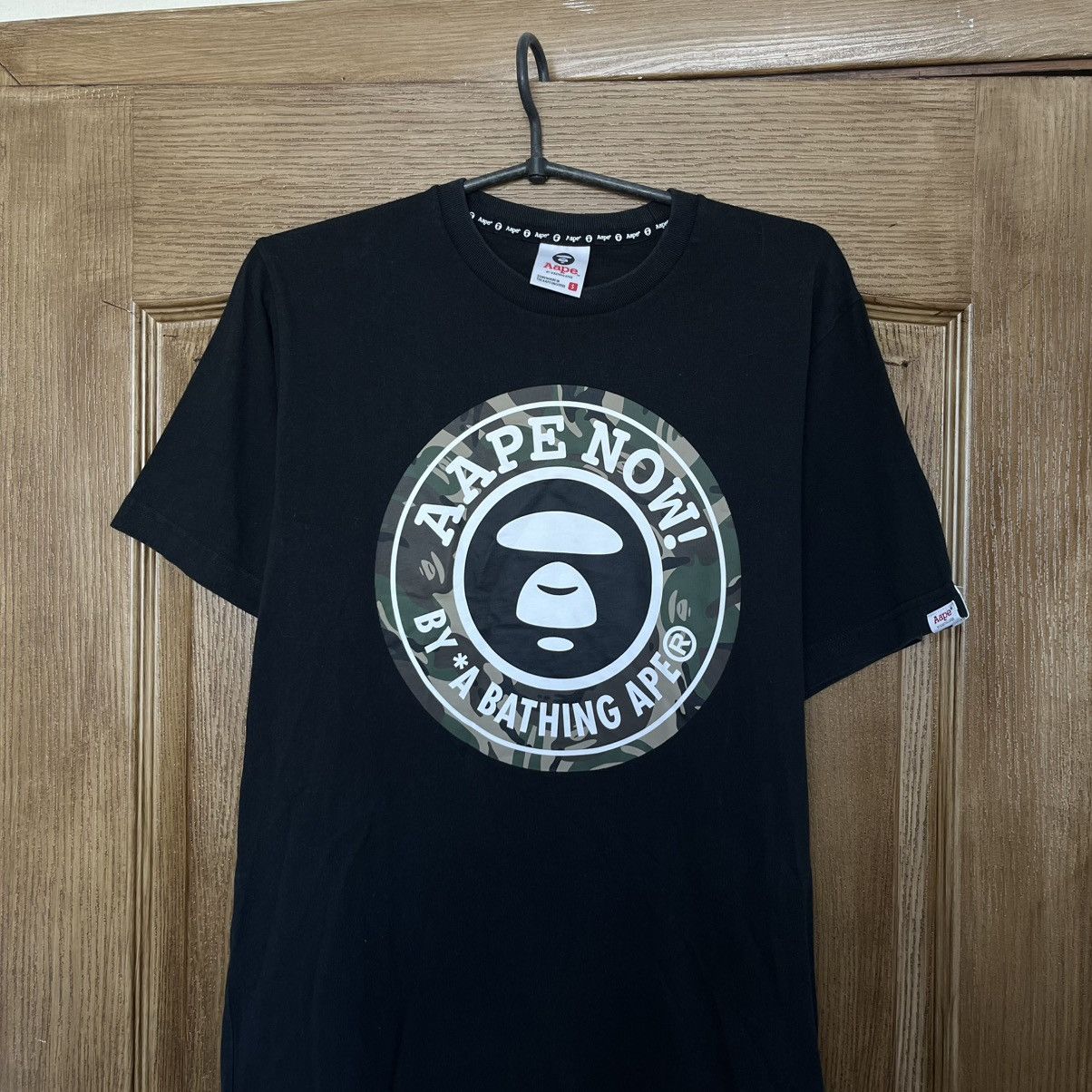 Aape Aape Bape circle logo t-shirt tee big logo Size US S / EU 44-46 / 1 - 3 Thumbnail