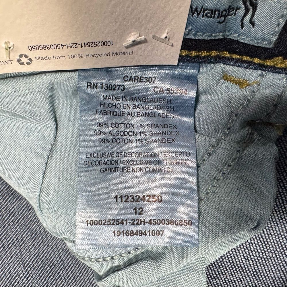 Wrangler NWT New Wrangler High Rise True Straight Crop Jeans Size 31 Size 31" - 8 Thumbnail