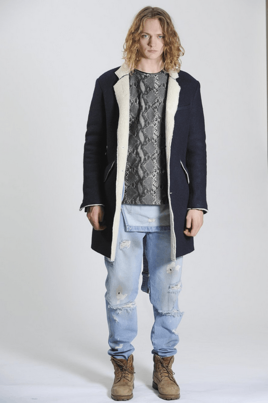 Undercover 48/M - Sherpa Wool Coat Size US M / EU 48-50 / 2 - 1 Thumbnail