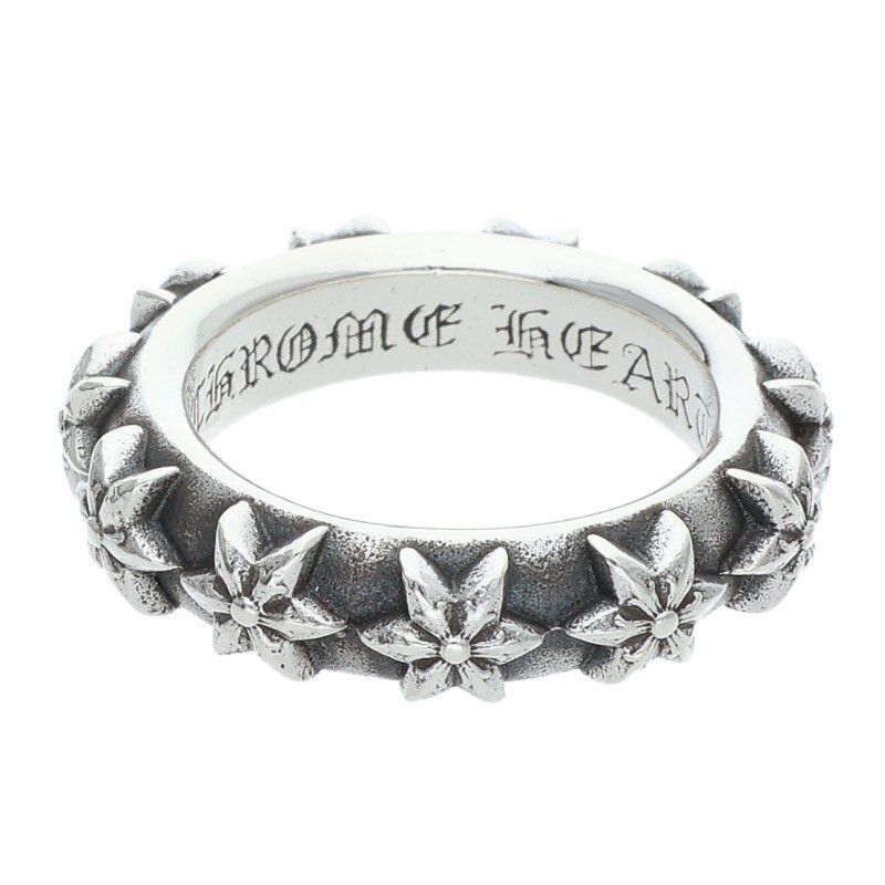 Chrome Hearts Chrome Hearts STAR BAND Silver Ring GZ11 Size ONE SIZE - 1 Thumbnail