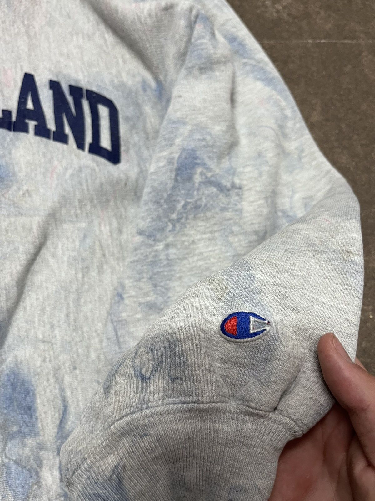 Champion × Vintage Vintage Rhode Island 90’s Champion Reverse Weave Garment Dye Size US L / EU 52-54 / 3 - 4 Thumbnail