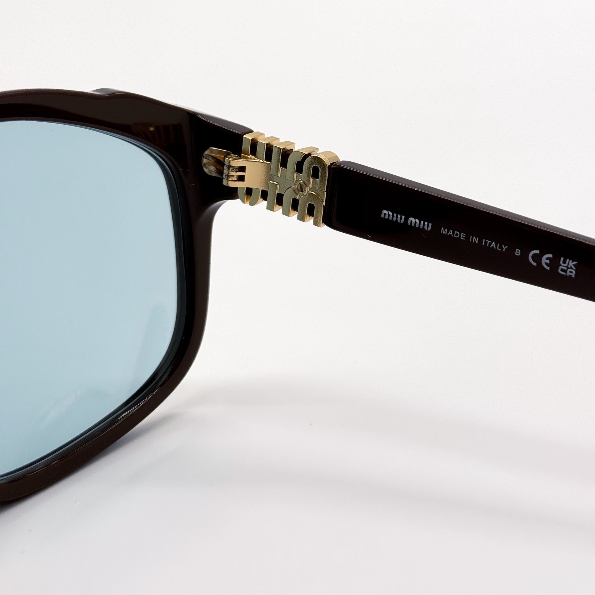 Miu Miu NEW MIU MIU SUNGLASSES MUA07S 24D20R BROWN MU A07S, SMU A07 Size ONE SIZE - 9 Thumbnail