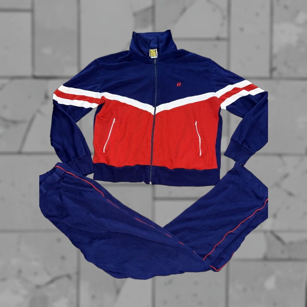 VTG Hang Ten track Style JACKET & Pants Mens L