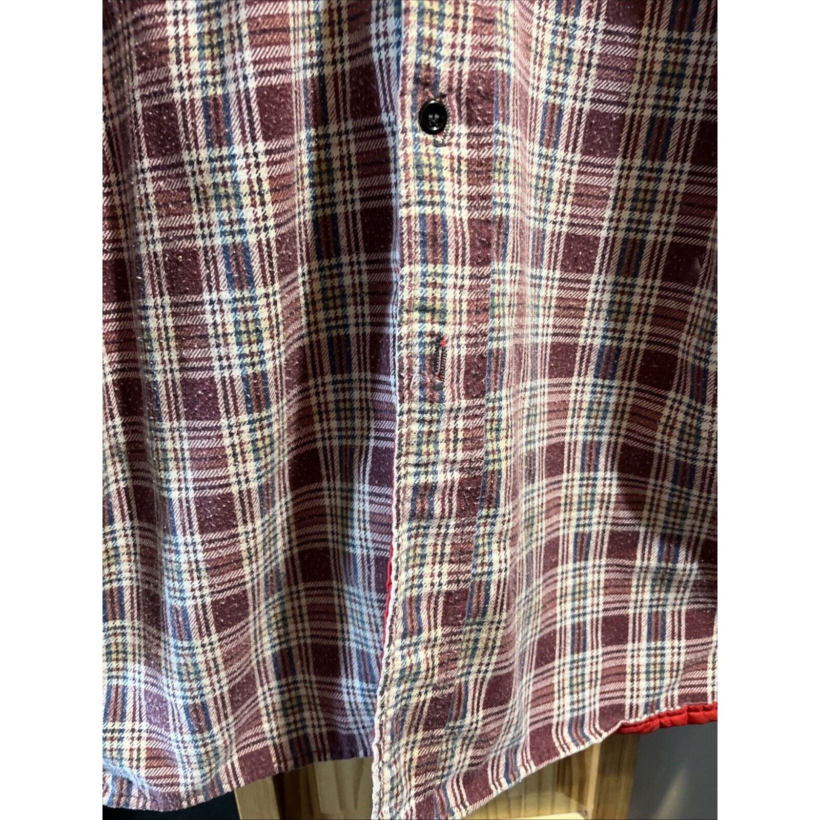 FiveBrother VTG Five Brother Flannel Shirt Men Large 16 Cotton Polyester Size US XL / EU 56 / 4 - 7 Thumbnail