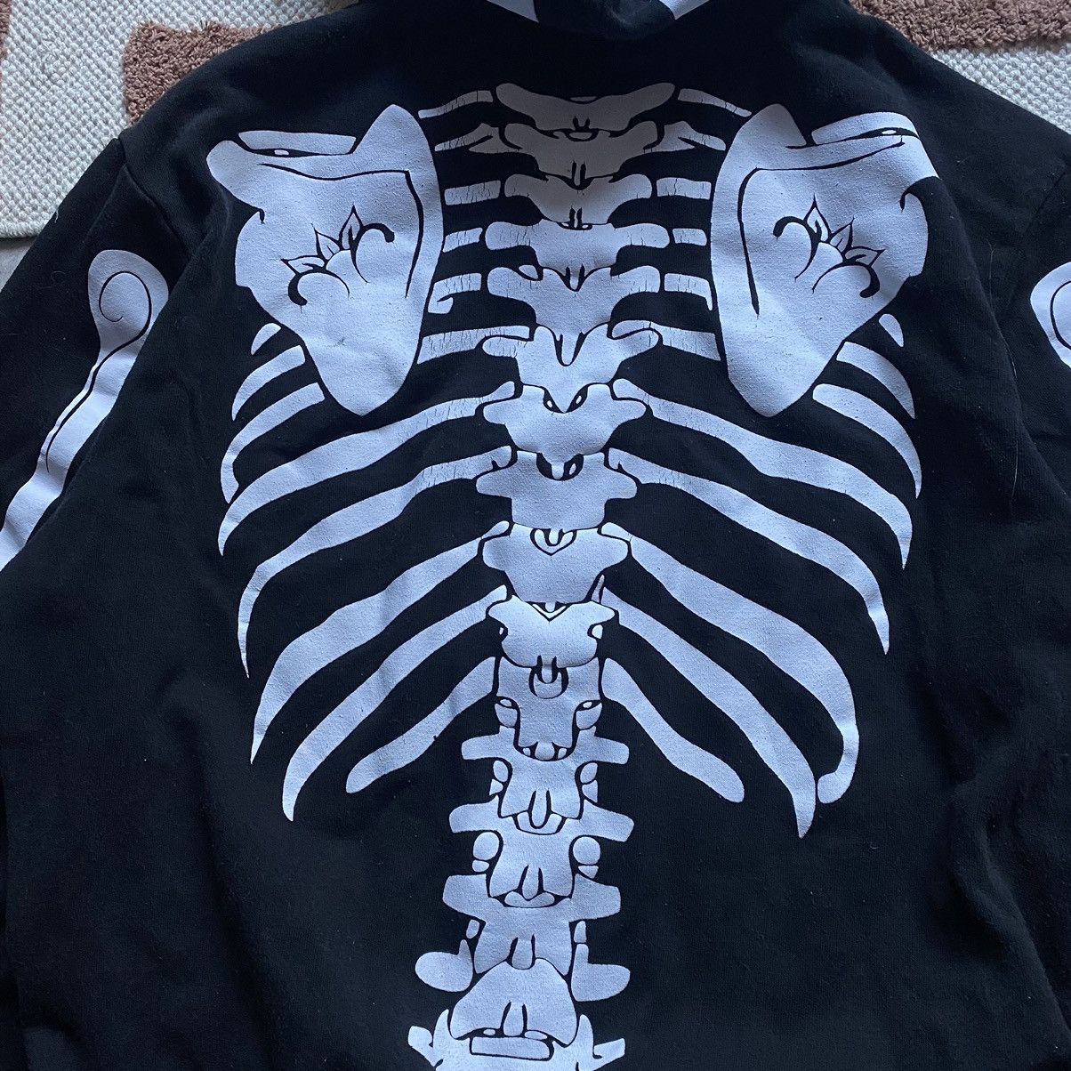 Playboi Carti SKELETON BONES Y2K PLAYBOY CARTI STYLE HOODIE Size US L / EU 52-54 / 3 - 7 Thumbnail
