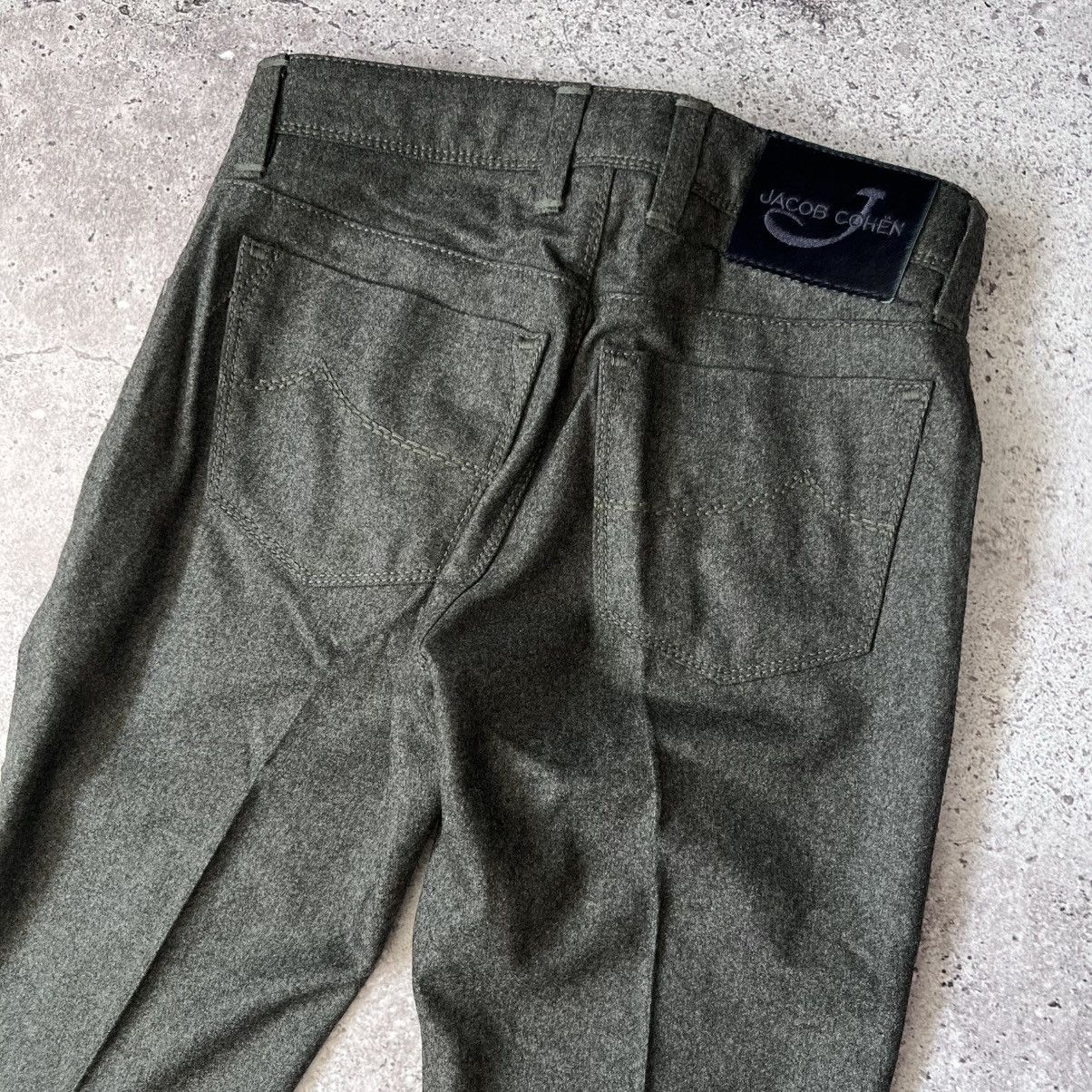 Jacob Cohen Jacob Cohen J622 VBC Wool Flannel Pants Size US 30 / EU 46 - 9 Thumbnail