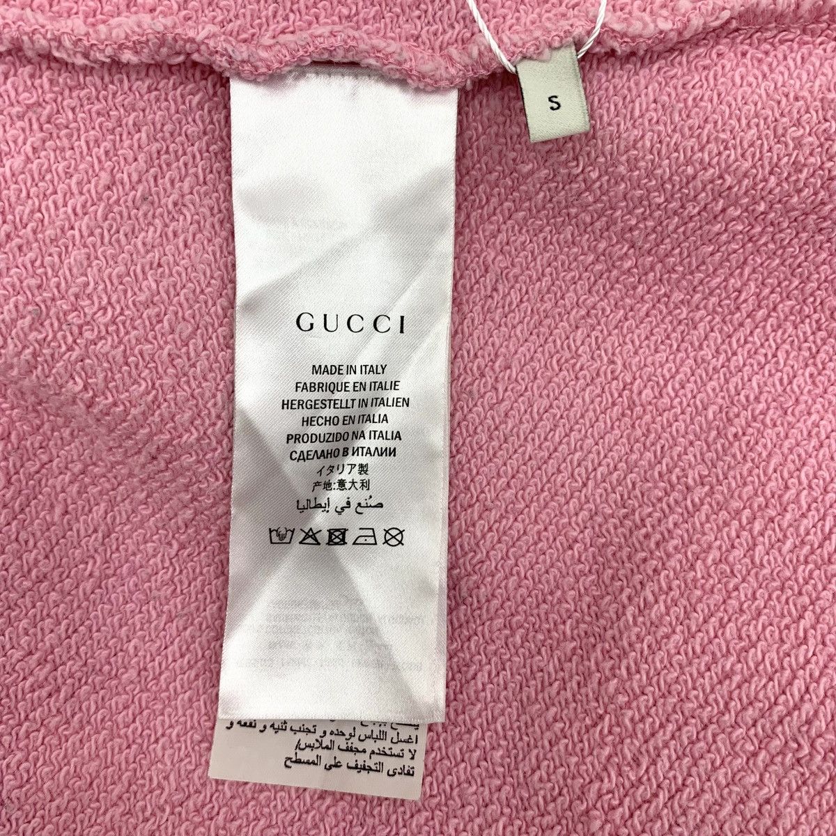 Gucci Gucci Pink Deer Printed Long Sleeve Sweatshirt K26WX Size S / US 4 / IT 40 - 6 Thumbnail