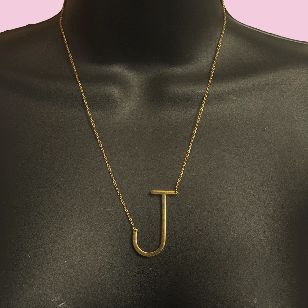 Other Gold tone initial letter J necklace Size ONE SIZE - 1 Thumbnail