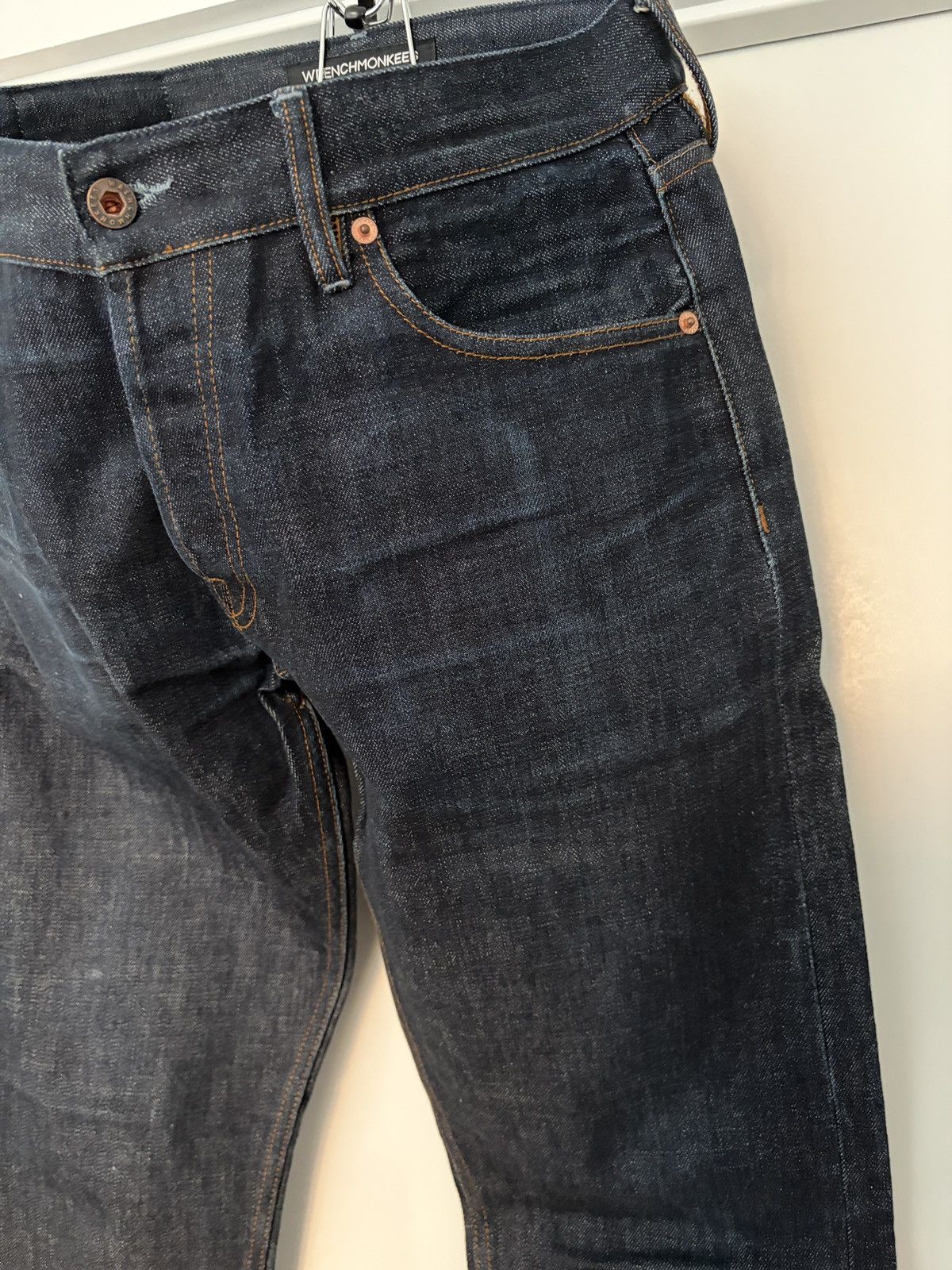 WRENCHMONKEES Wrenchmonkees White Oak Selvege Jeans Size US 33 - 3 Thumbnail