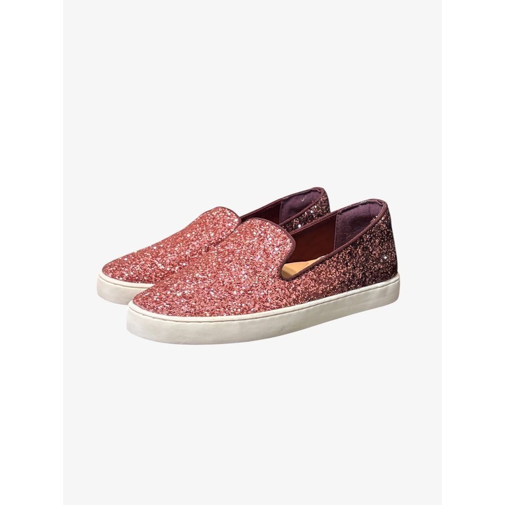 Other NEW Birdies Glitter Sneaker 6.5 Pink Burgundy Ombre Sparkle Size US 6.5 / IT 36.5 - 1 Thumbnail