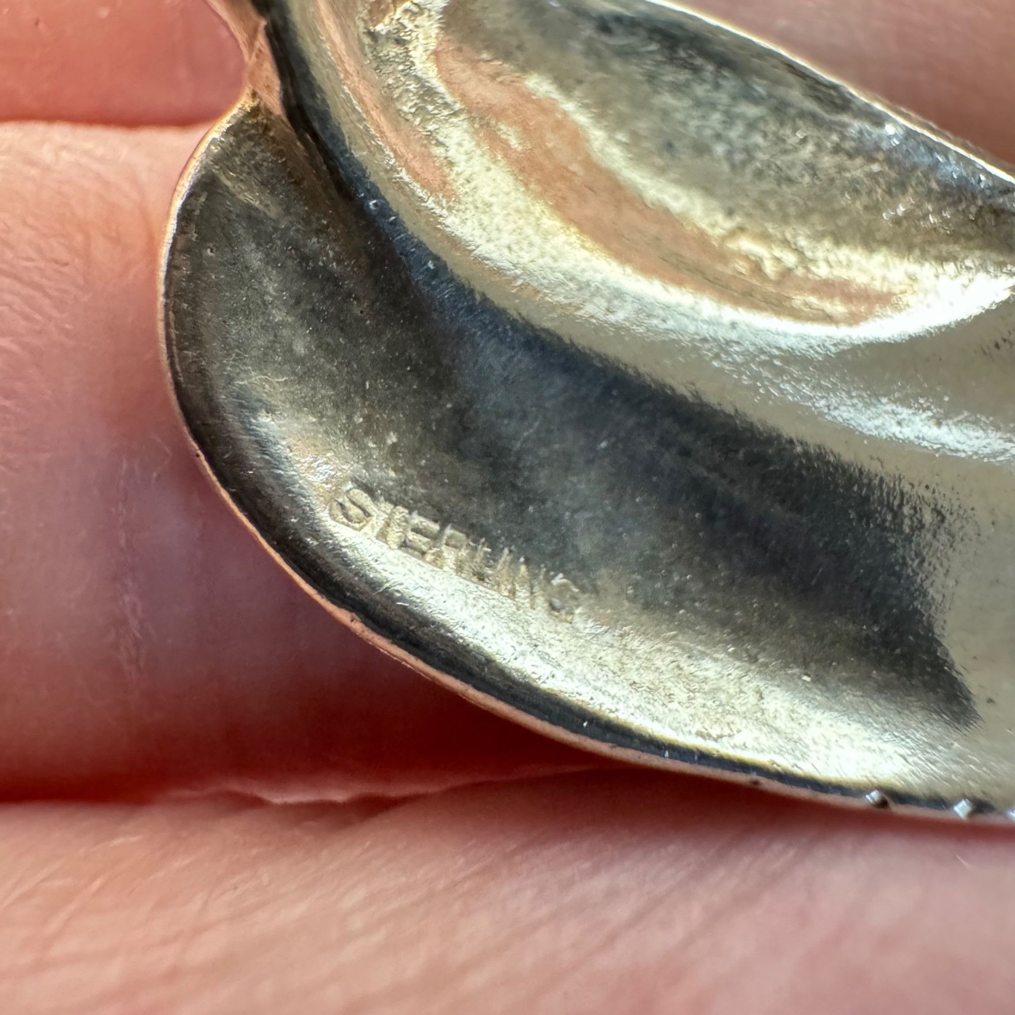 Other VTG Solid Sterling Silver 925 Scroll Style Floral Design Bro Size ONE SIZE - 4 Thumbnail