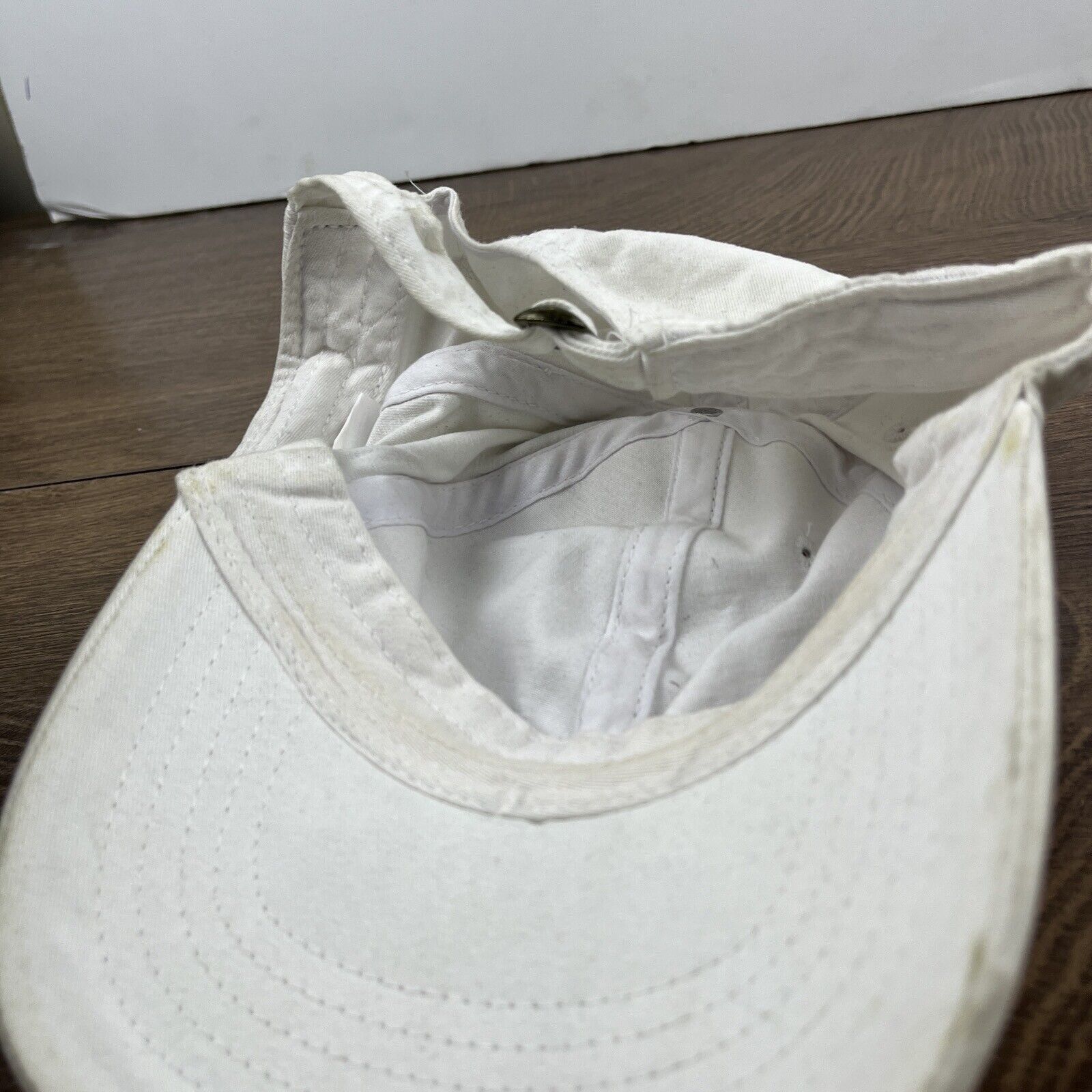 Other Plain White Hat White Hat Adjustable Adult Size Hat White Ca Size ONE SIZE - 13 Thumbnail