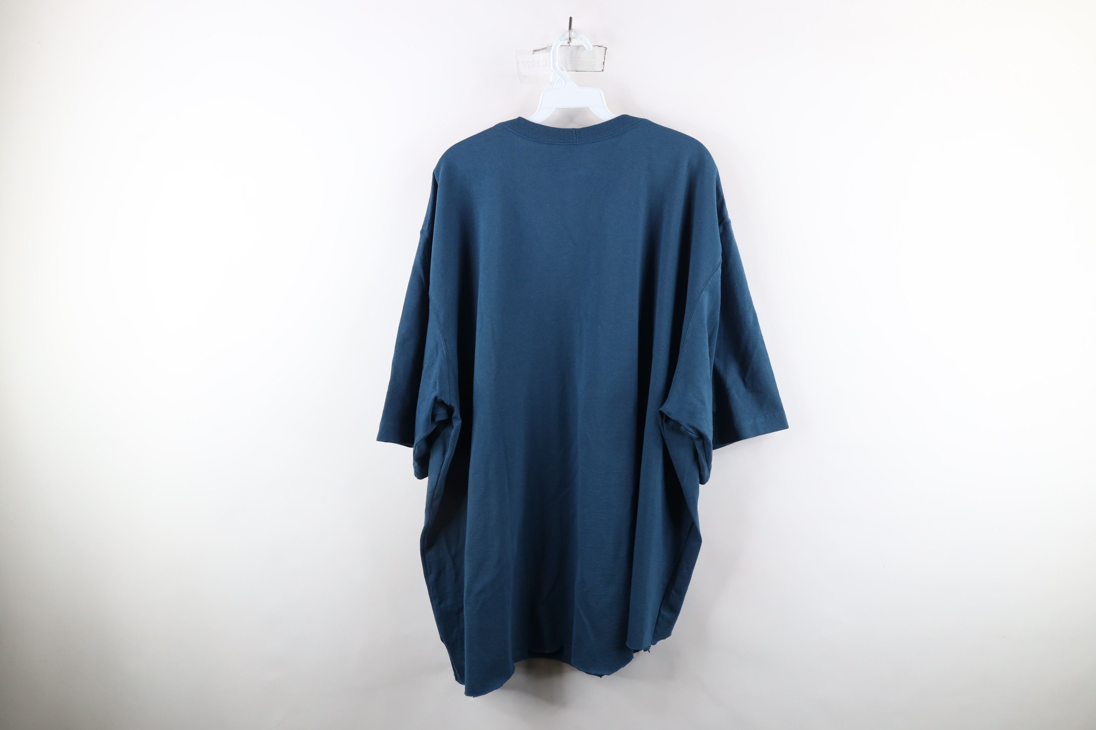 Carhartt × Vintage Vintage Carhartt Spell Out Heavyweight Pocket T-Shirt Blue Size US XXL / EU 58 / 5 - 11 Thumbnail