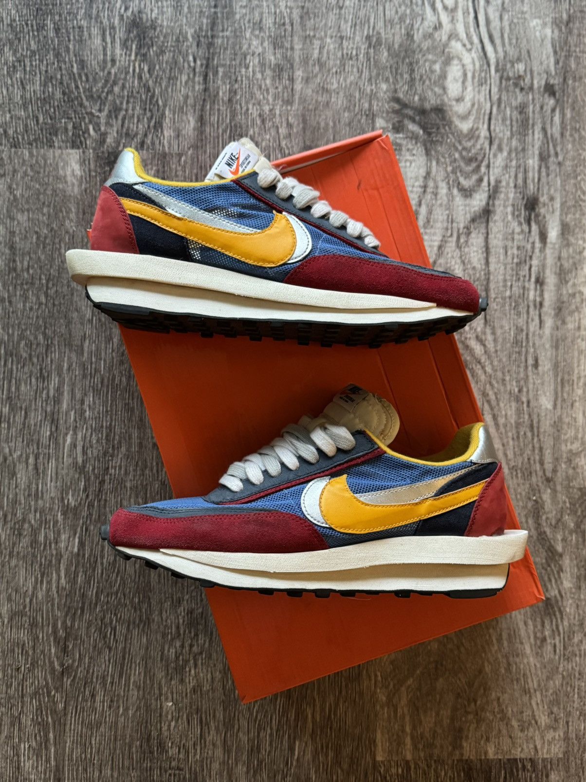Nike Nike x sacai LDWaffle Varsity Blue Size US 9.5 / EU 42-43 - 1 Thumbnail