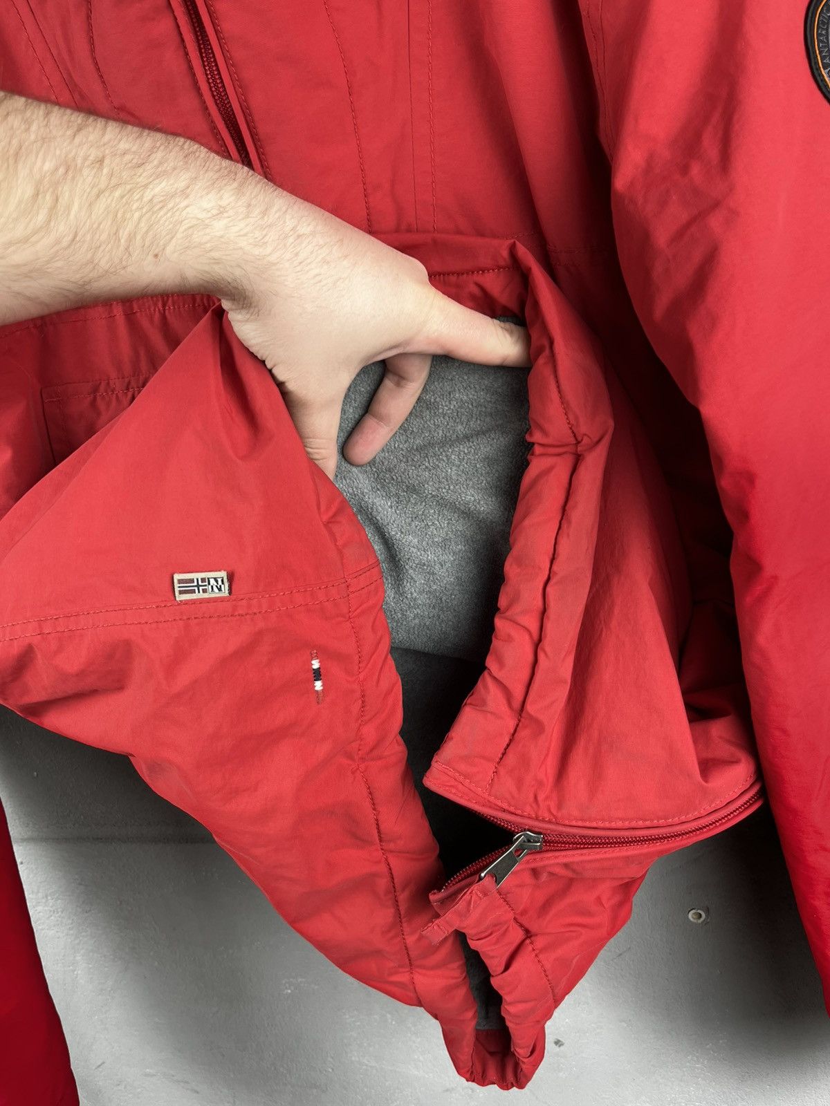 Napapijri Napapijri Rainforest Winter Men's Anorak Red Jacket Size US L / EU 52-54 / 3 - 8 Thumbnail