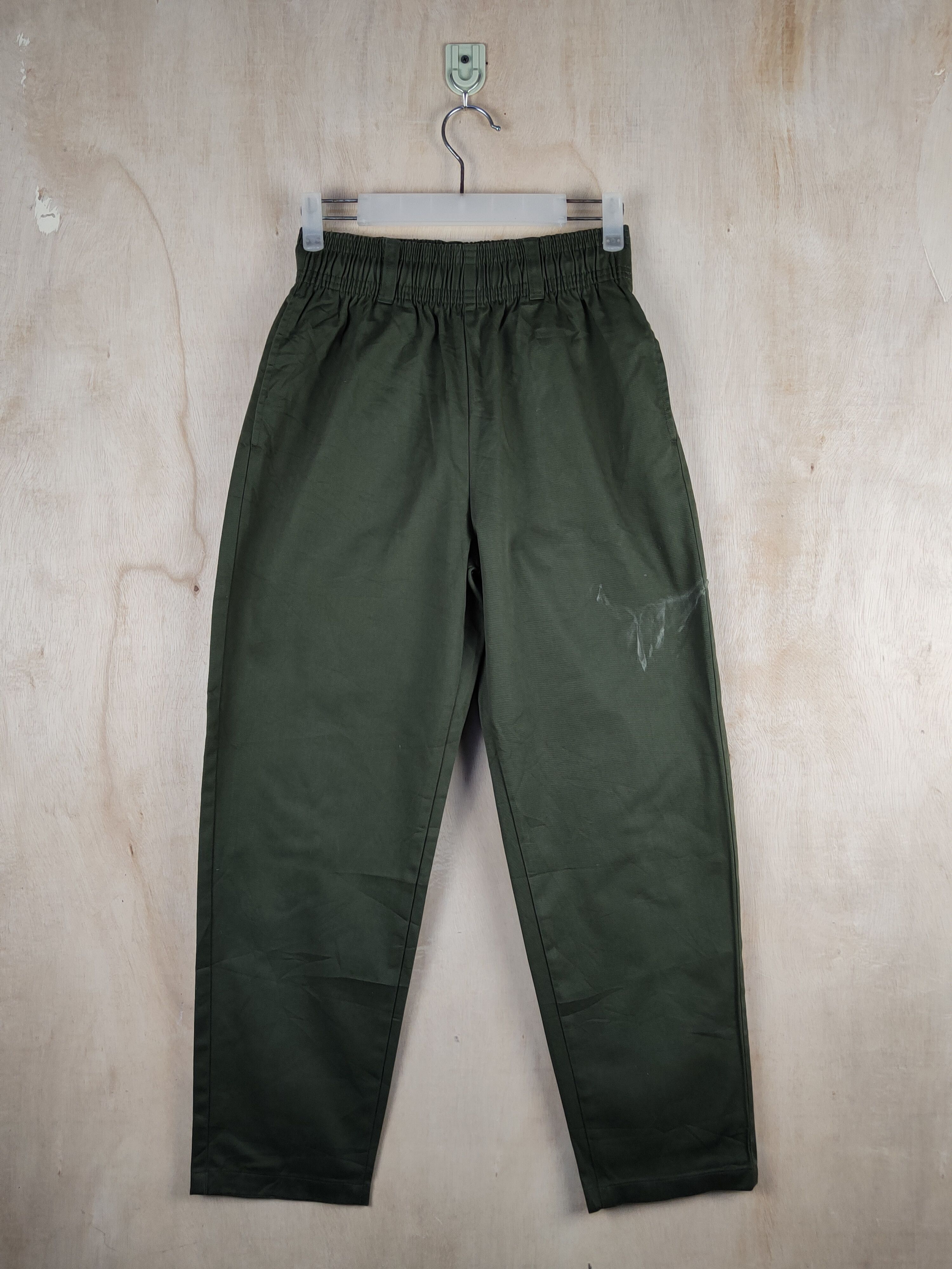 image of Gu Dark Green Multipocket Casual Pants S2410, Women's