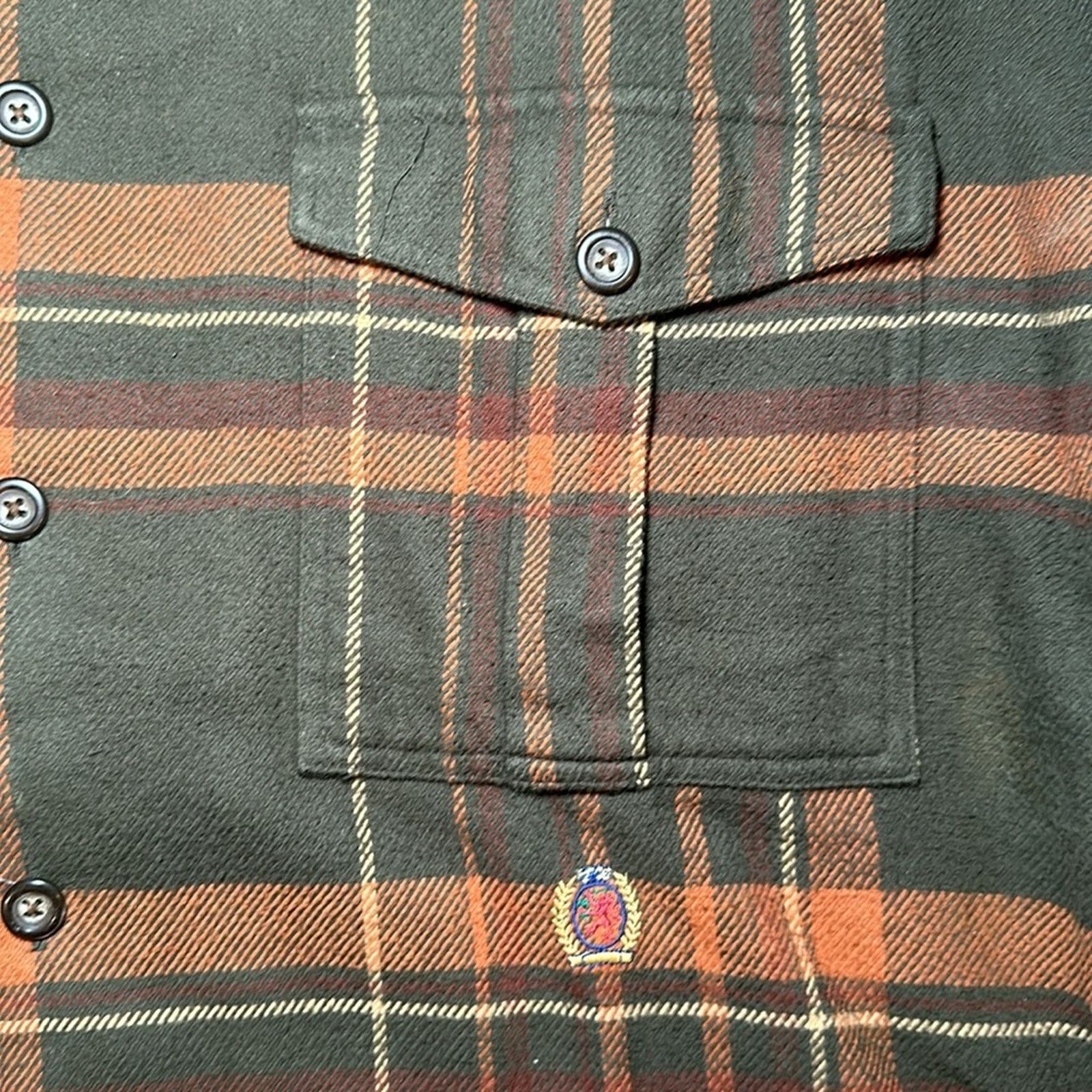 Tommy Hilfiger Tommy Hilfiger Heavy Flannel Long Sleeve - Medium Size US M / EU 48-50 / 2 - 6 Thumbnail